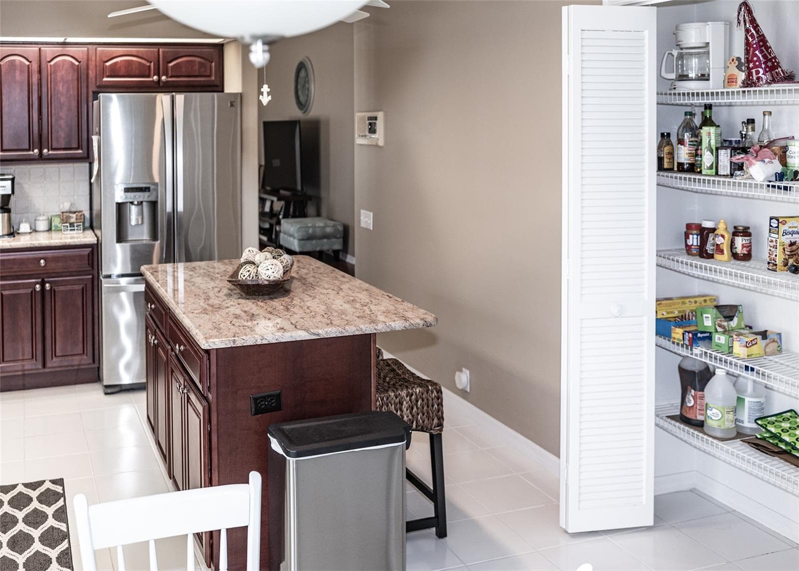 There is spacious closet pantry as well as a second closet with the washer and dryer in . - 8351 CREEKVIEW LN, ENGLEWOOD