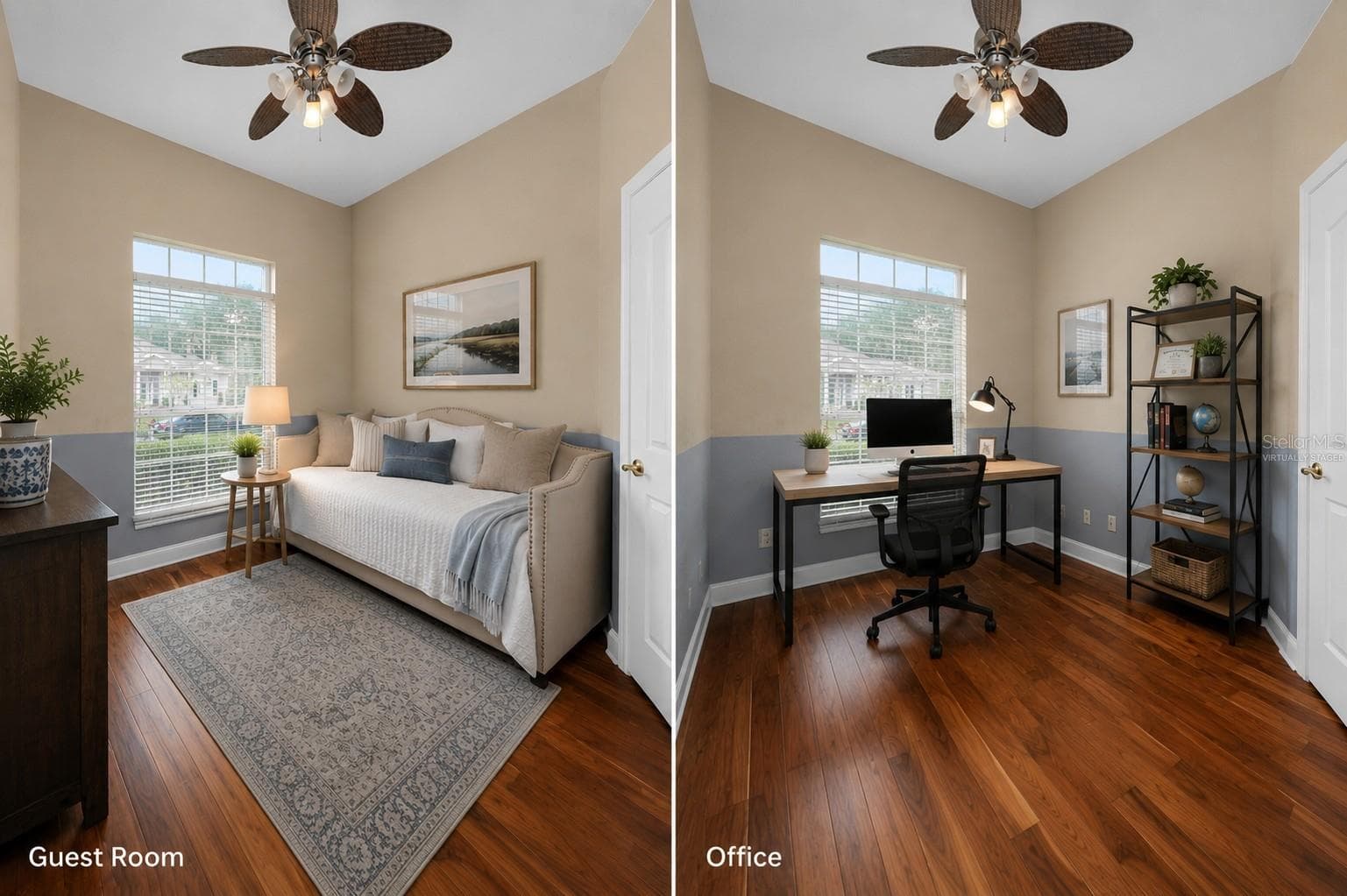 Virtually Staged Bedroom 4 or office - 3333 HAWKS RIDGE DR, LAKELAND