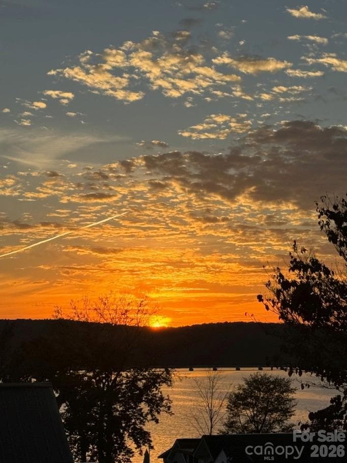 Sunset from Deck - 221 Grand View Drive, New London
