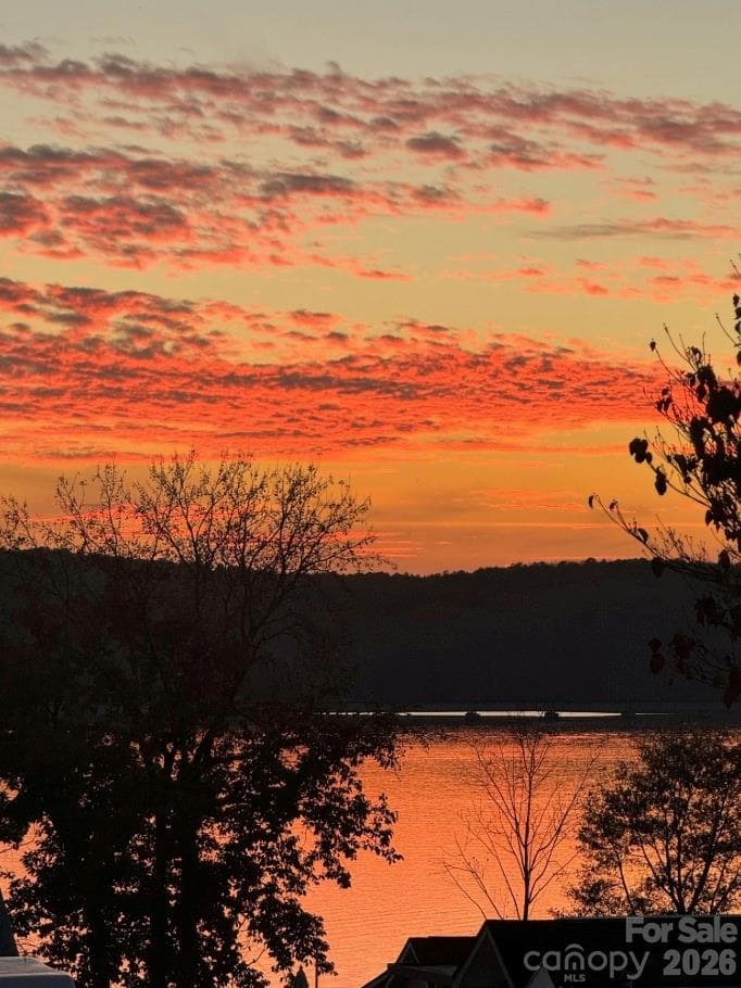 Sunset from Deck - 221 Grand View Drive, New London