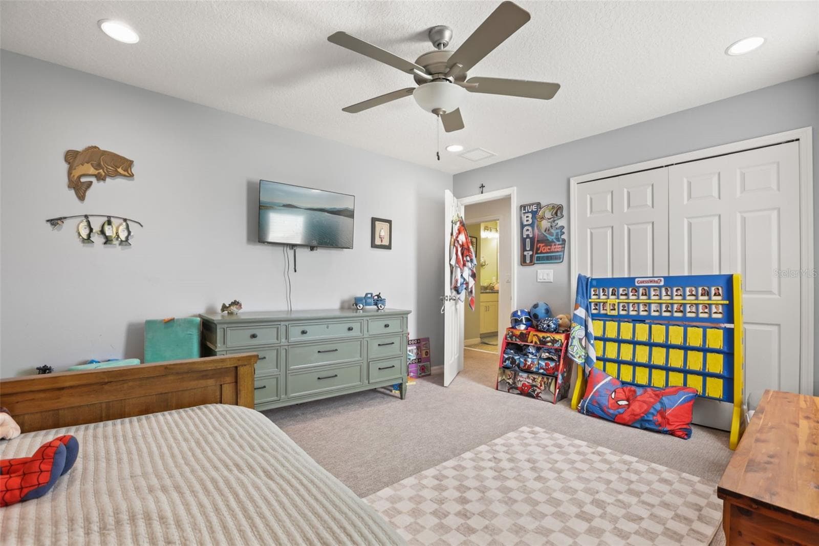 Another view of the fourth bedroom with a spacious layout and closet space. - 7104 DILLY LAKE AVE, GROVELAND