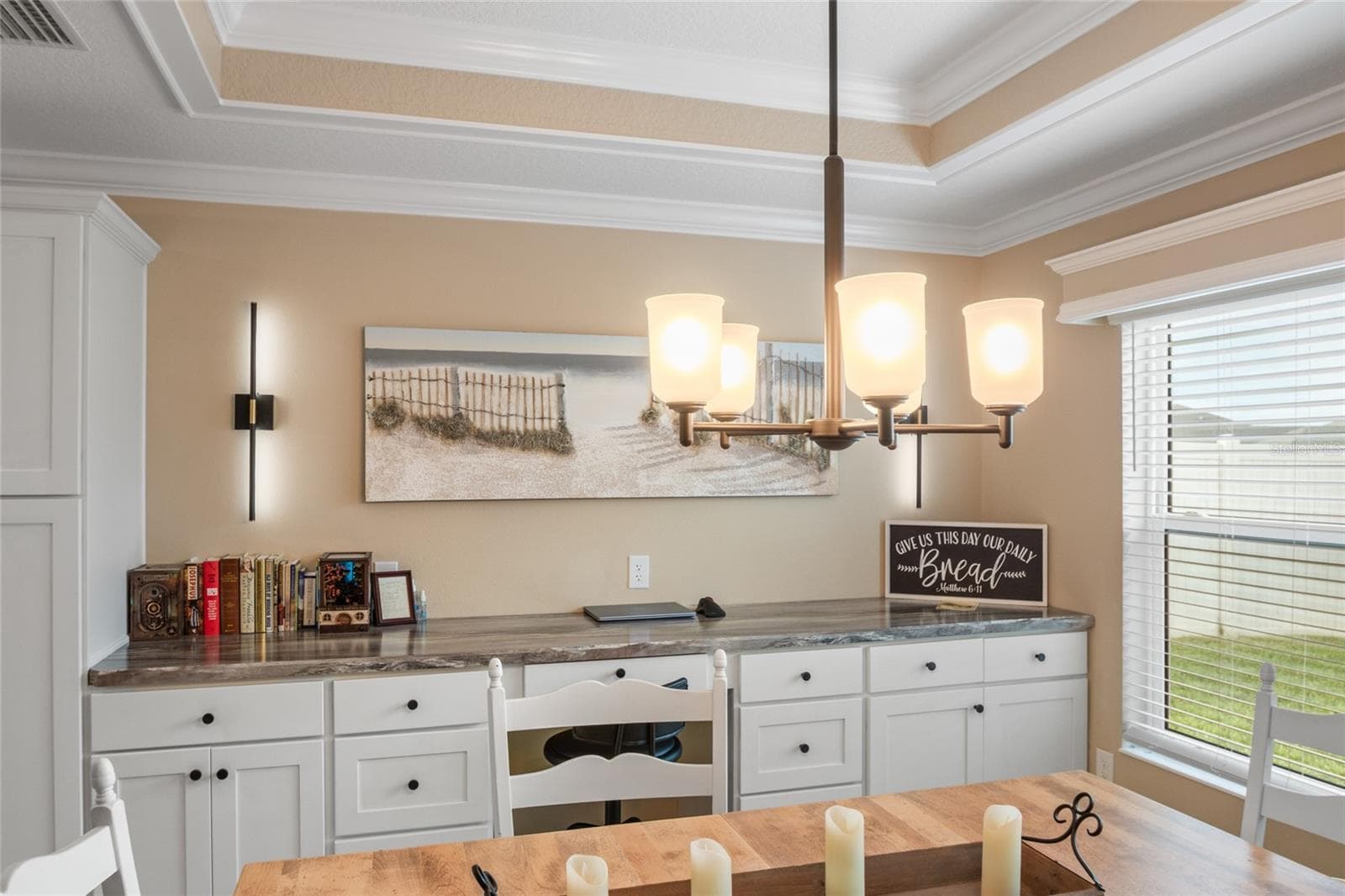 Custom built desk. - 4529 SAMANTHA CT, THE VILLAGES