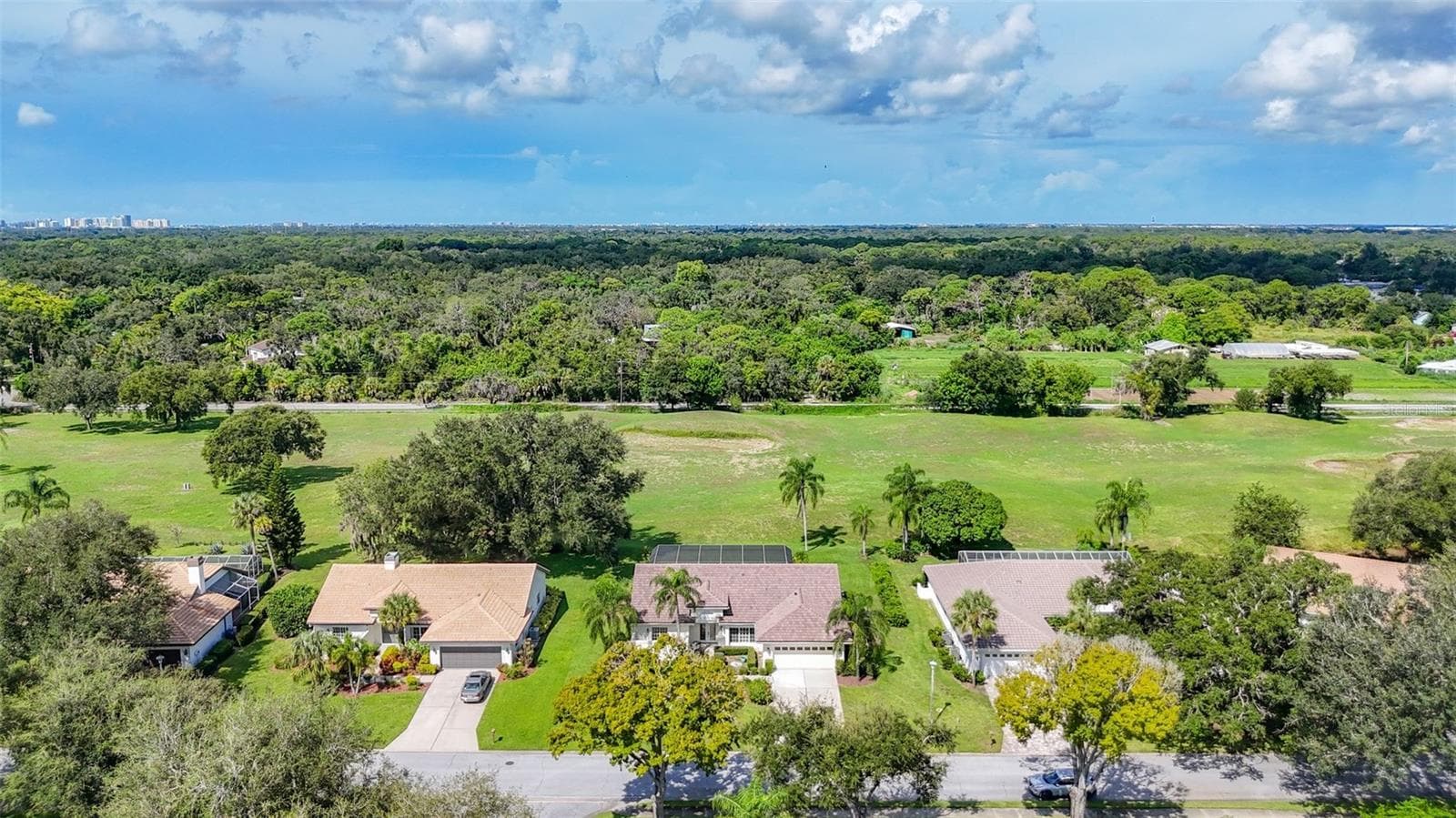 Birds eye view of golf course backyard. - 4415 HIGHLAND OAKS CIR, SARASOTA