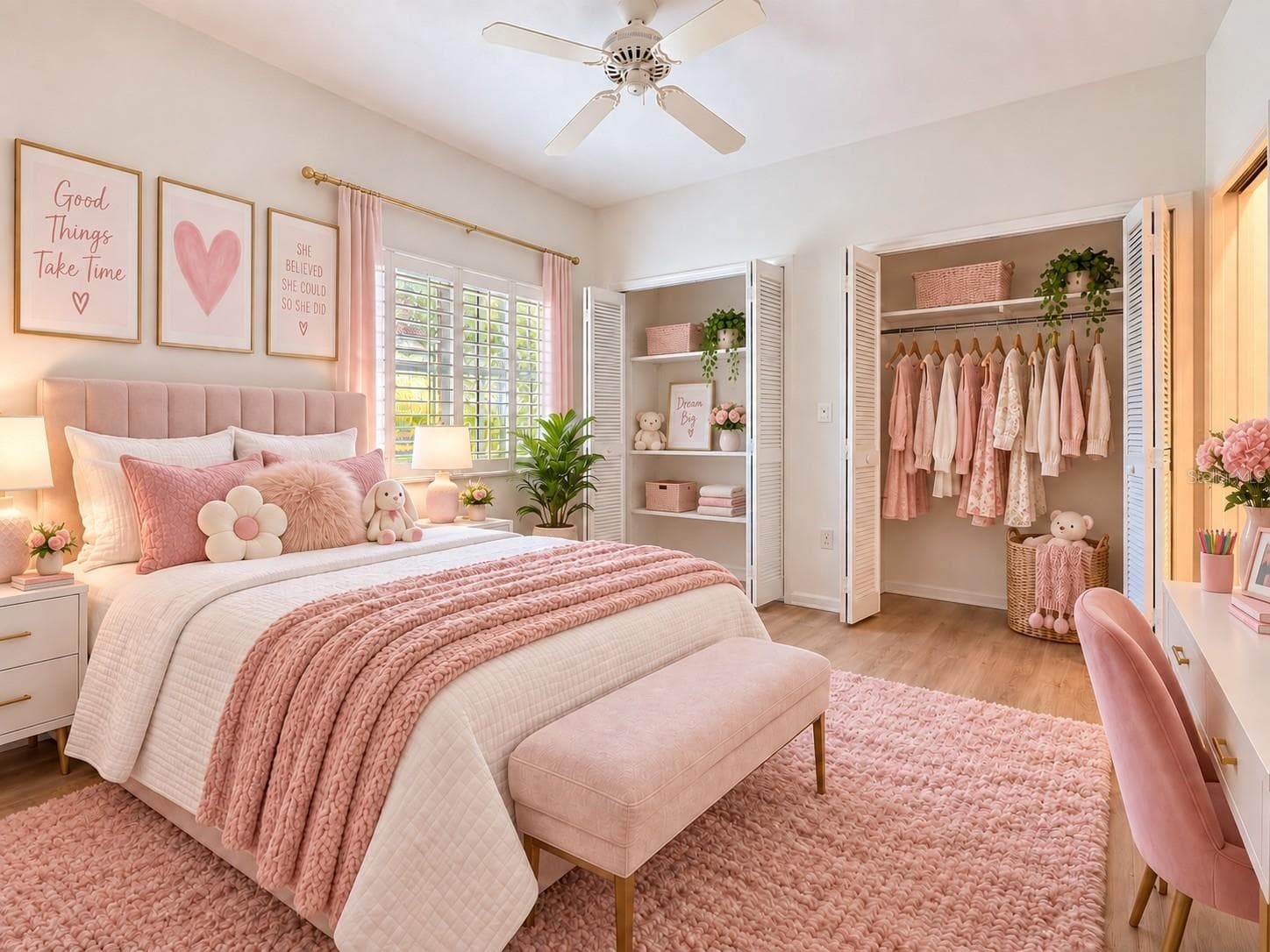 Bedroom #3 Double closet space. - 4415 HIGHLAND OAKS CIR, SARASOTA