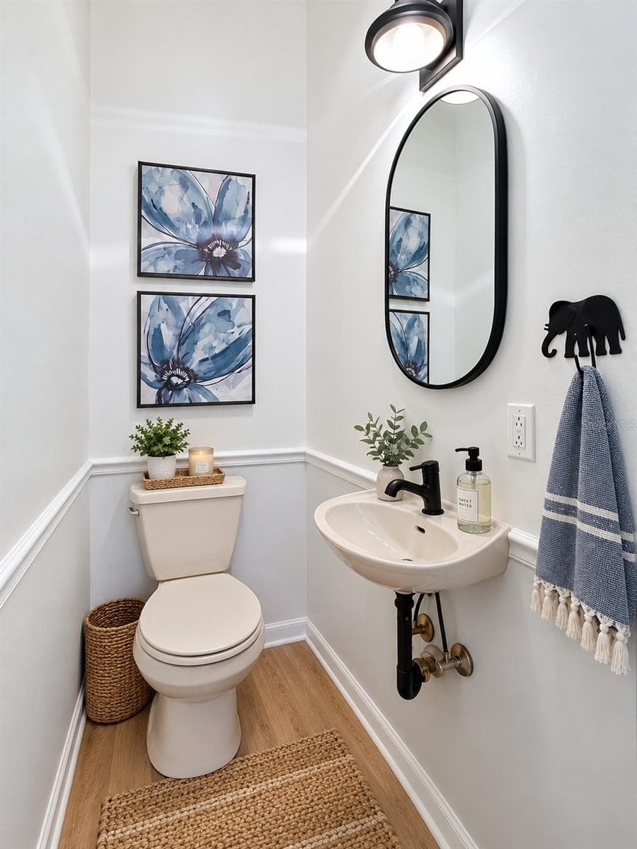 Powder room . - 4415 HIGHLAND OAKS CIR, SARASOTA