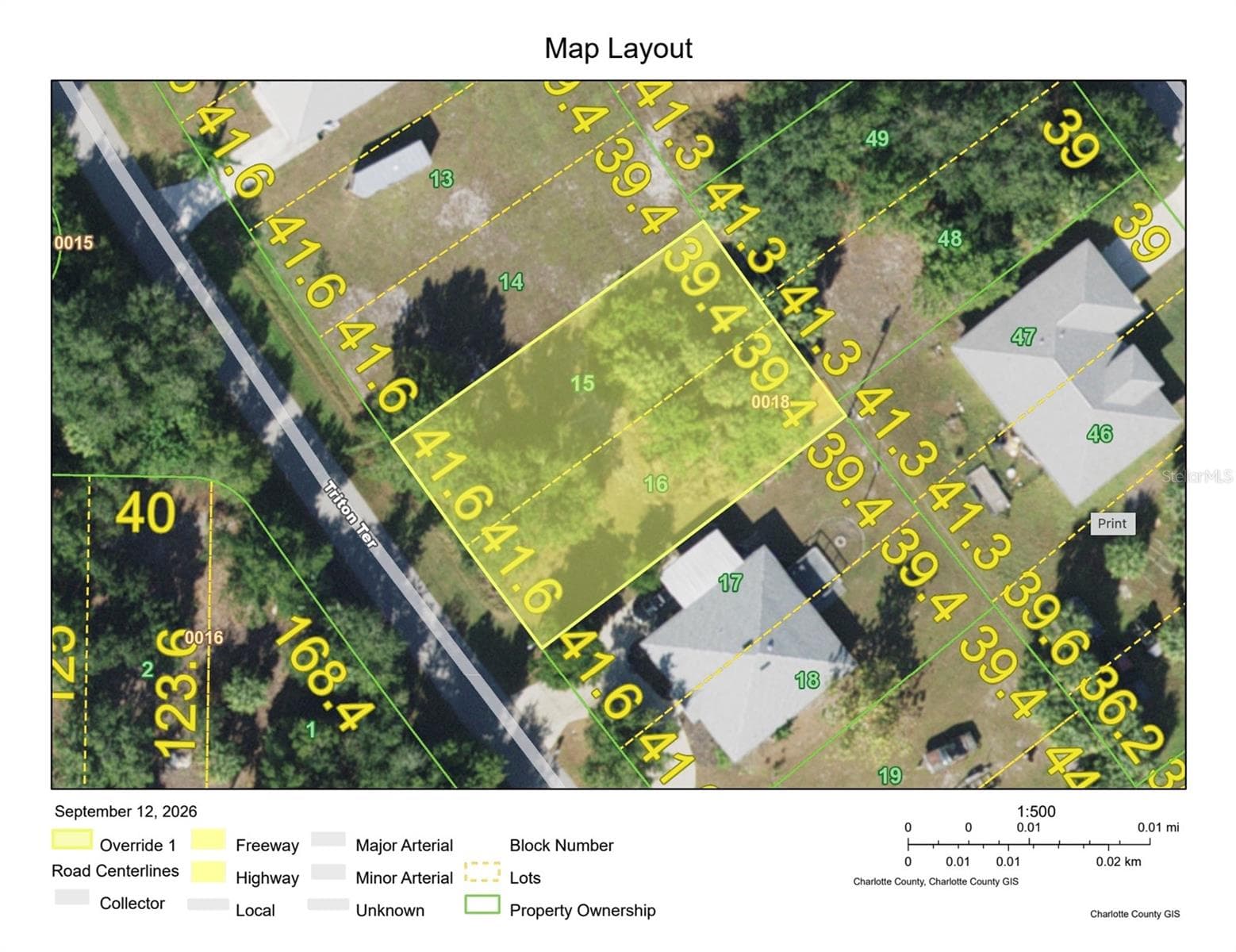 Land at 2396 TRITON TER, PUNTA GORDA, photo 3 of 3