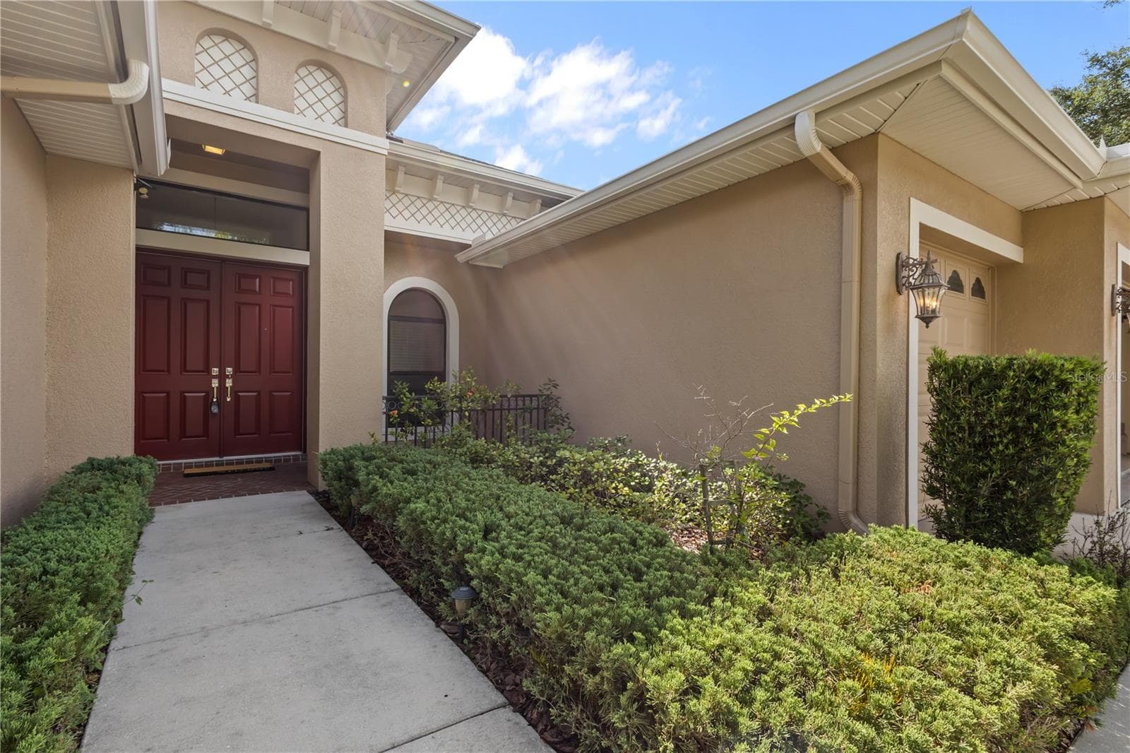 Entry to front of home - 14834 MAN O WAR DR, ODESSA