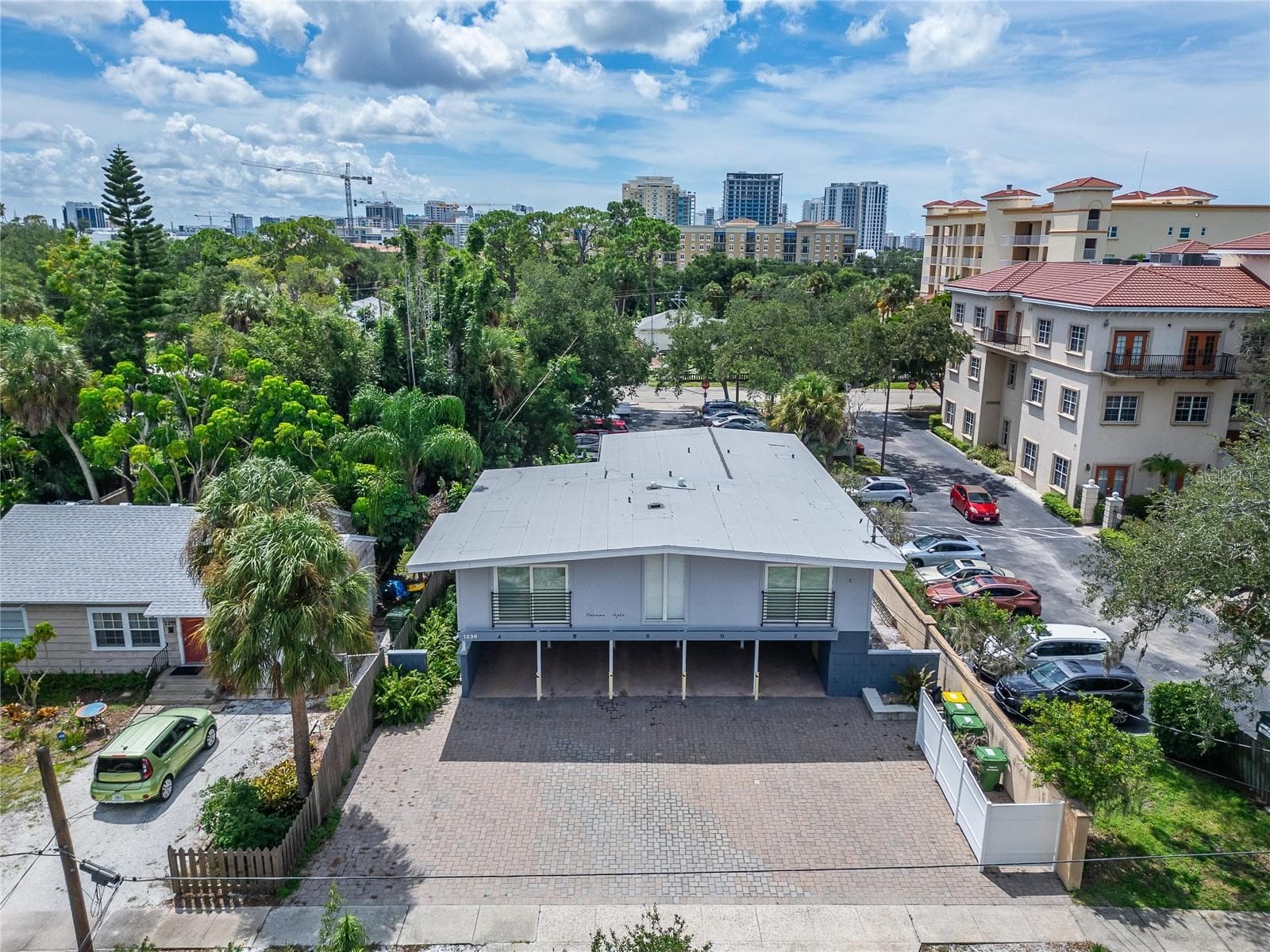 Ample parking (covered and uncovered on private paver driveway) - 1236 13TH ST, SARASOTA