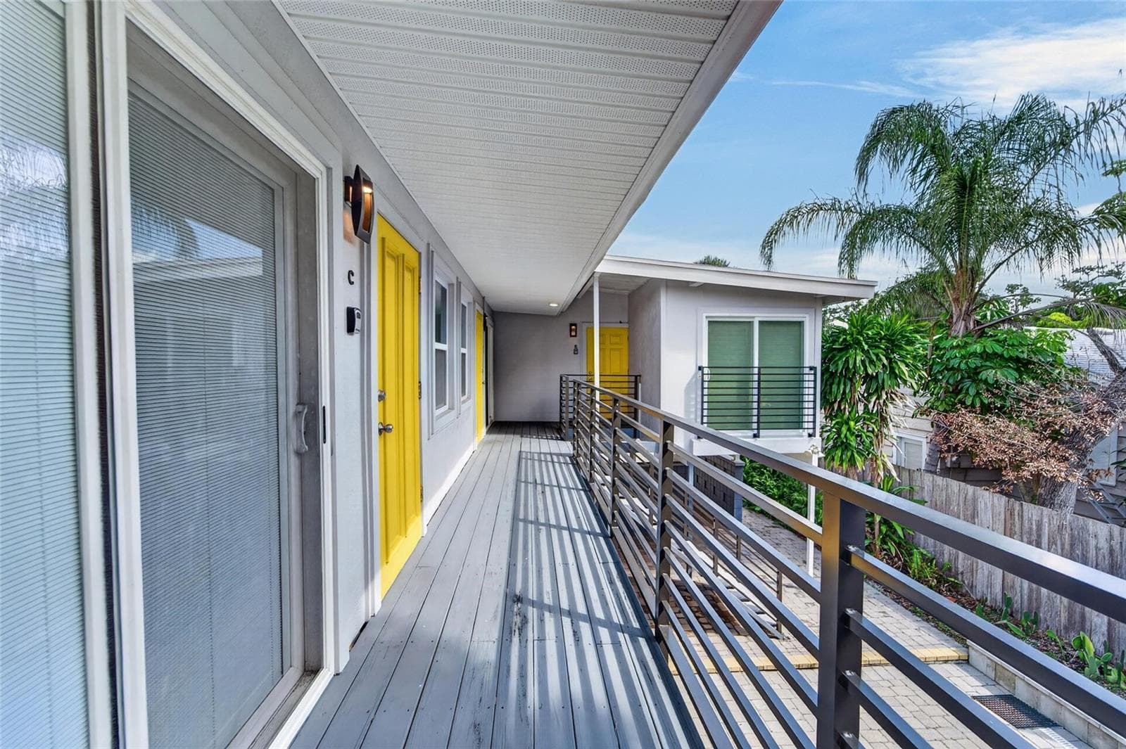 Entrance to Unit C-upstairs end unit - 1236 13TH ST, SARASOTA