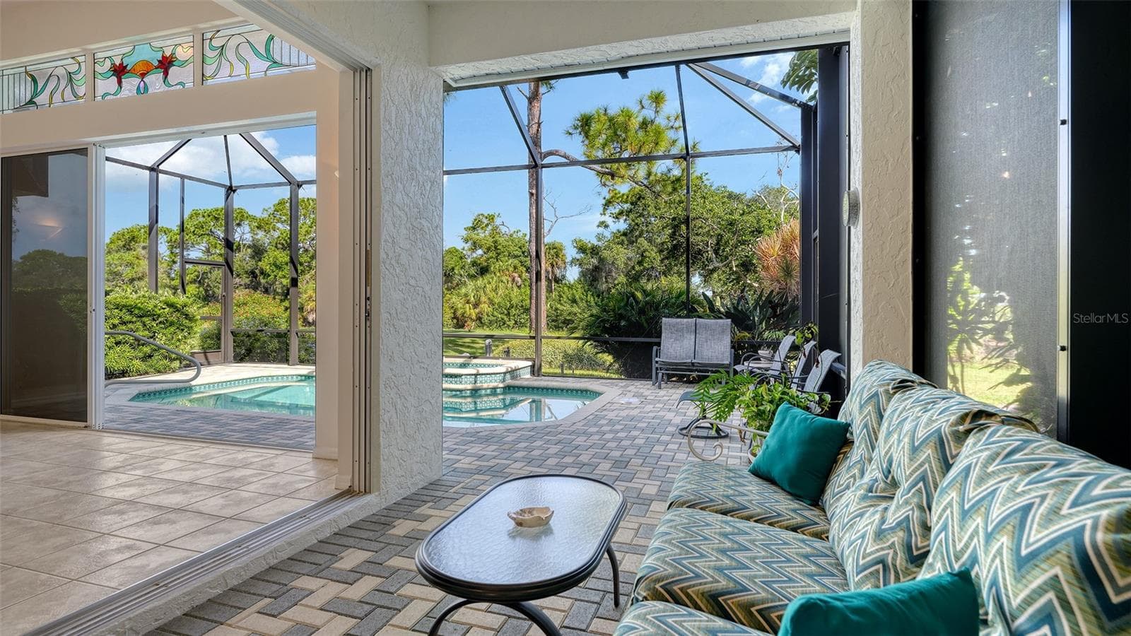 Covered lanai - 342 MELROSE CT, VENICE