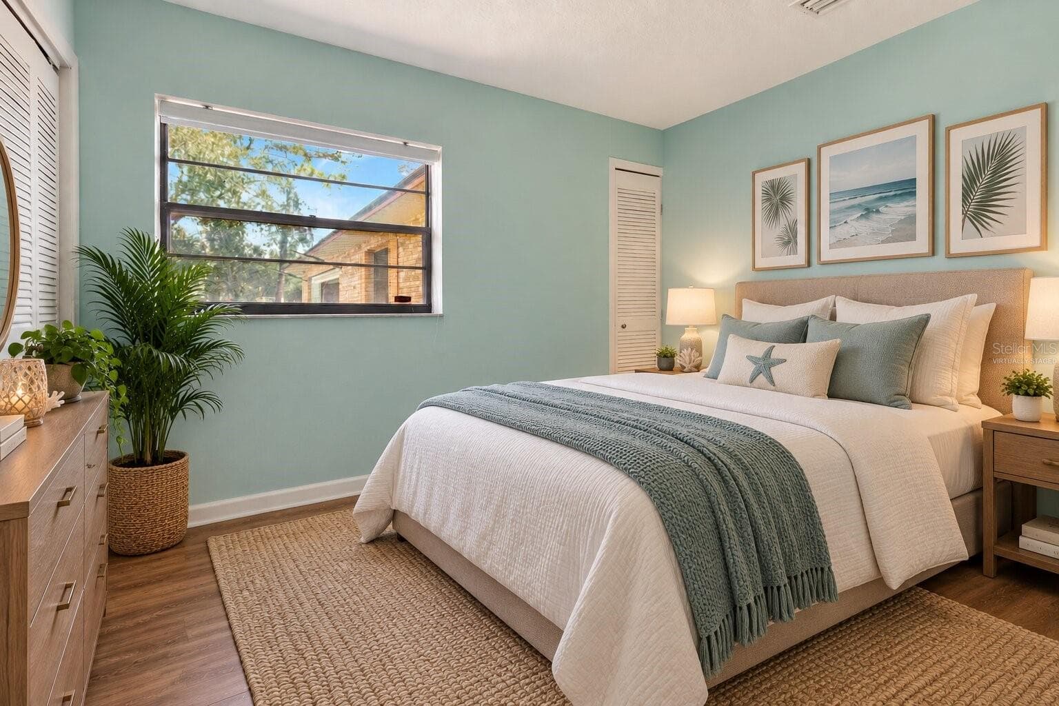 Virtually Staged Bedroom 2 - 3380 BLOSSOM ST, KISSIMMEE