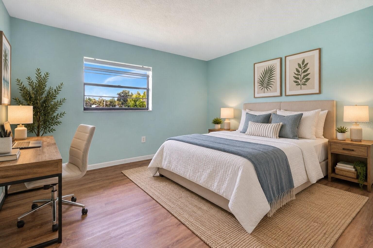 Virtually Staged Bedroom 3 - 3380 BLOSSOM ST, KISSIMMEE