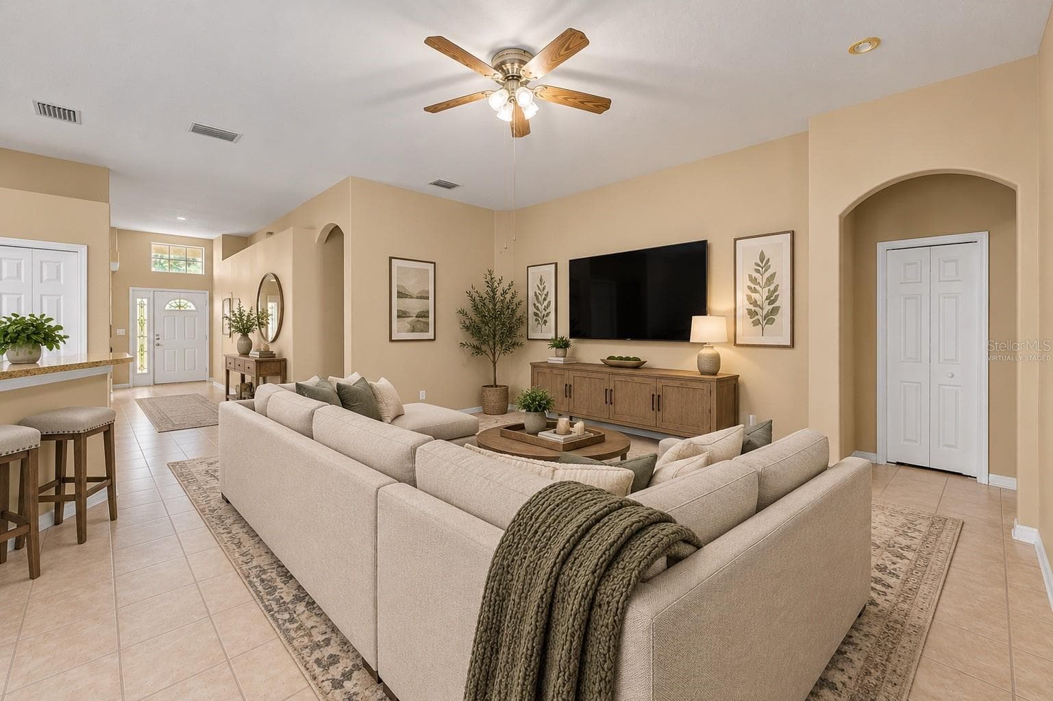 virtually staged - 4756 WHISPERING WIND AVE, TAMPA