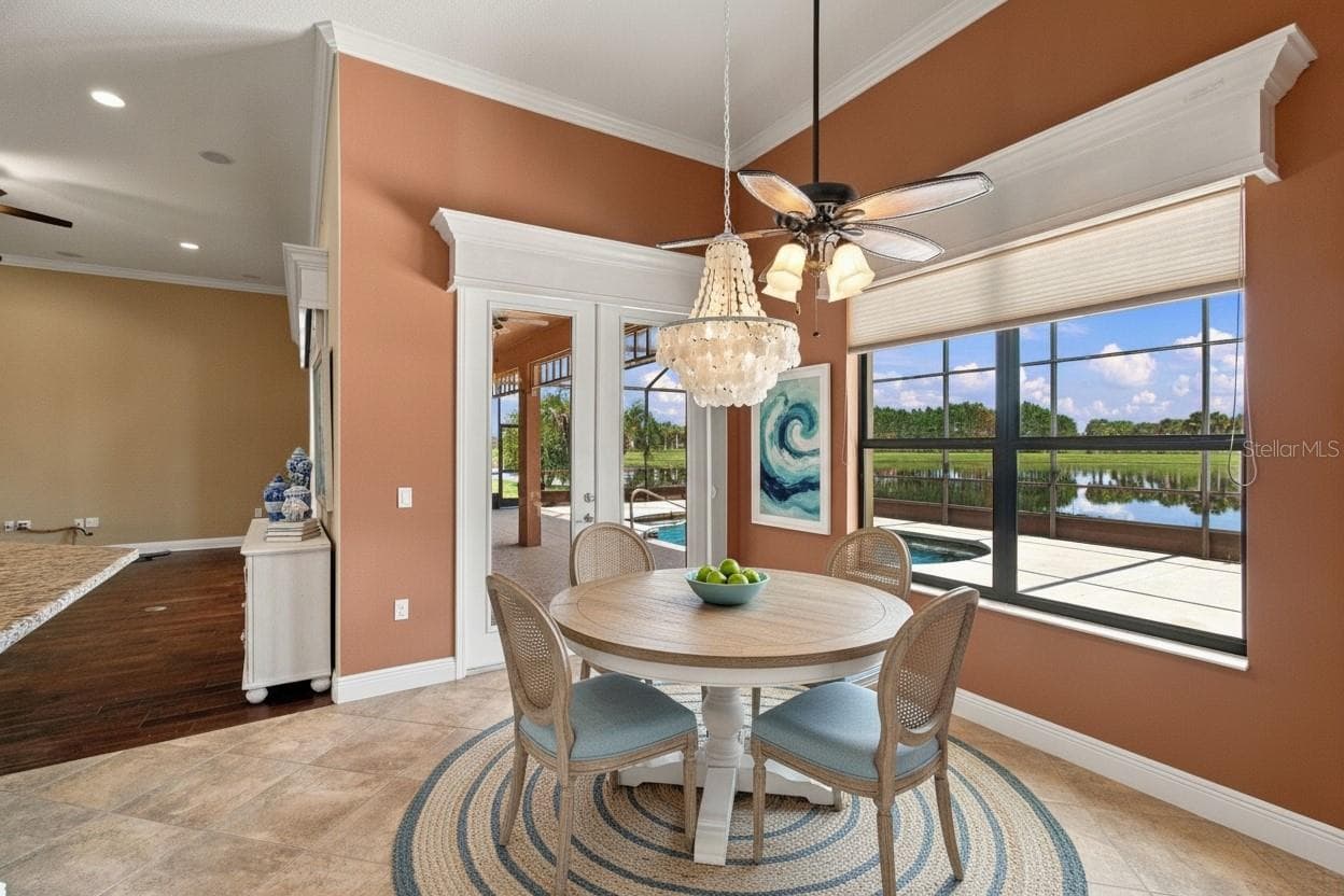 Breakfast nook with a view - 148 RANCHO MIRAGE DR, POINCIANA