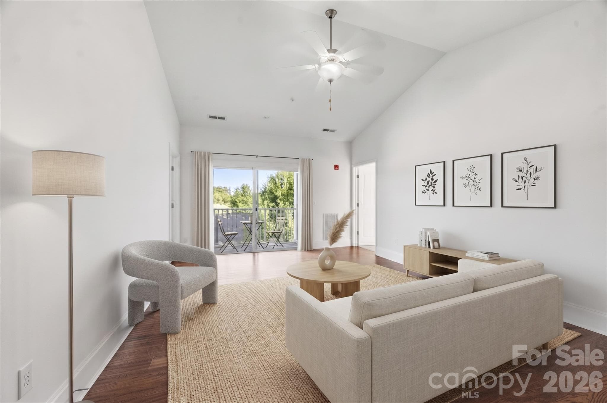 Soaring ceiling and beautiful hardwood flooring - 6605 Central Pacific Avenue, Charlotte