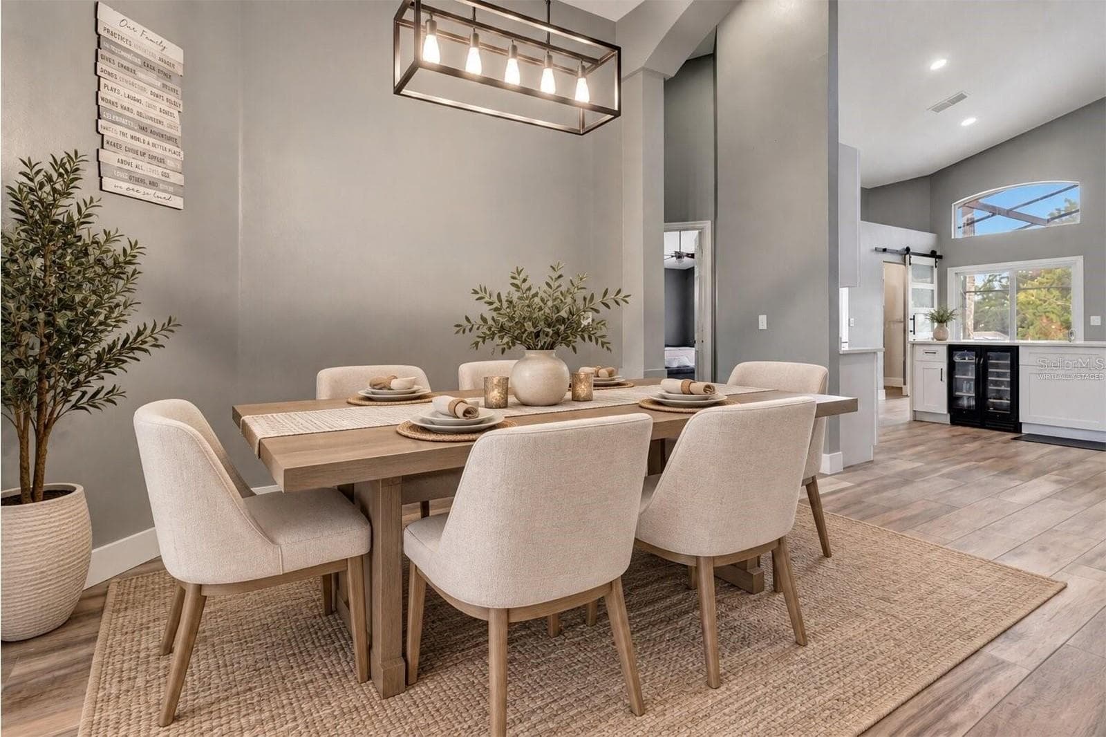 Dining Room Virtually Staged - 2378 CIMMARON ASH WAY, APOPKA