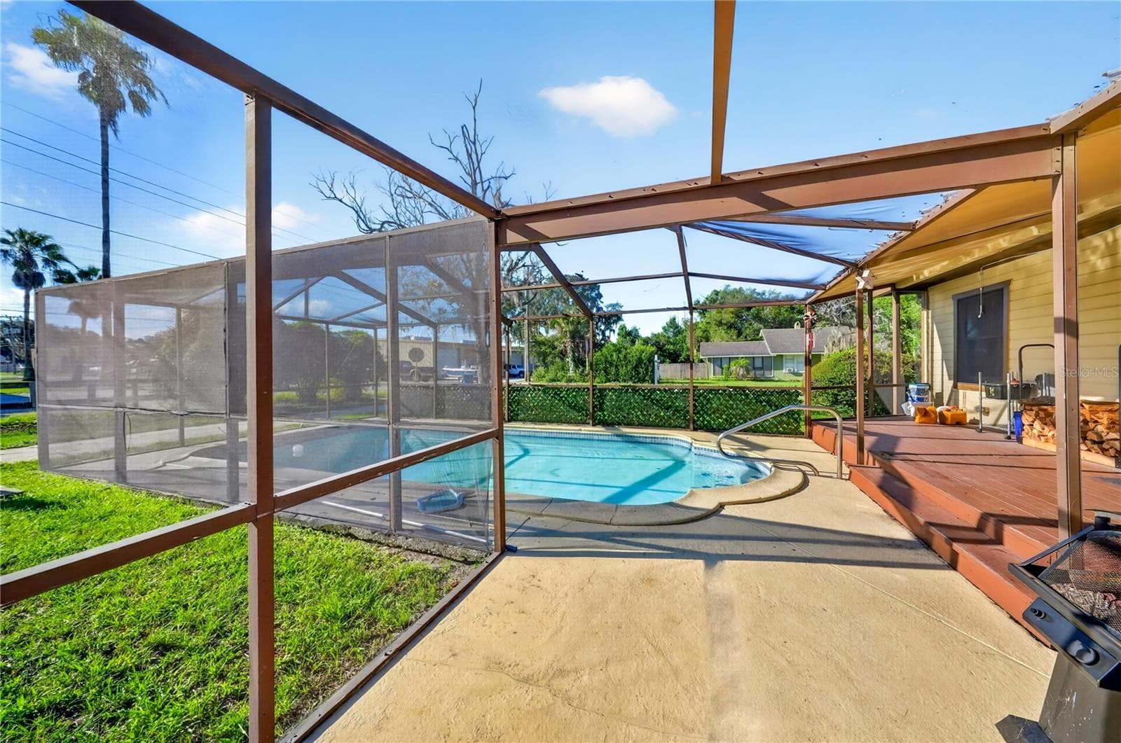 Pool Area - 116 W ARBORVITAE LN, POLK CITY