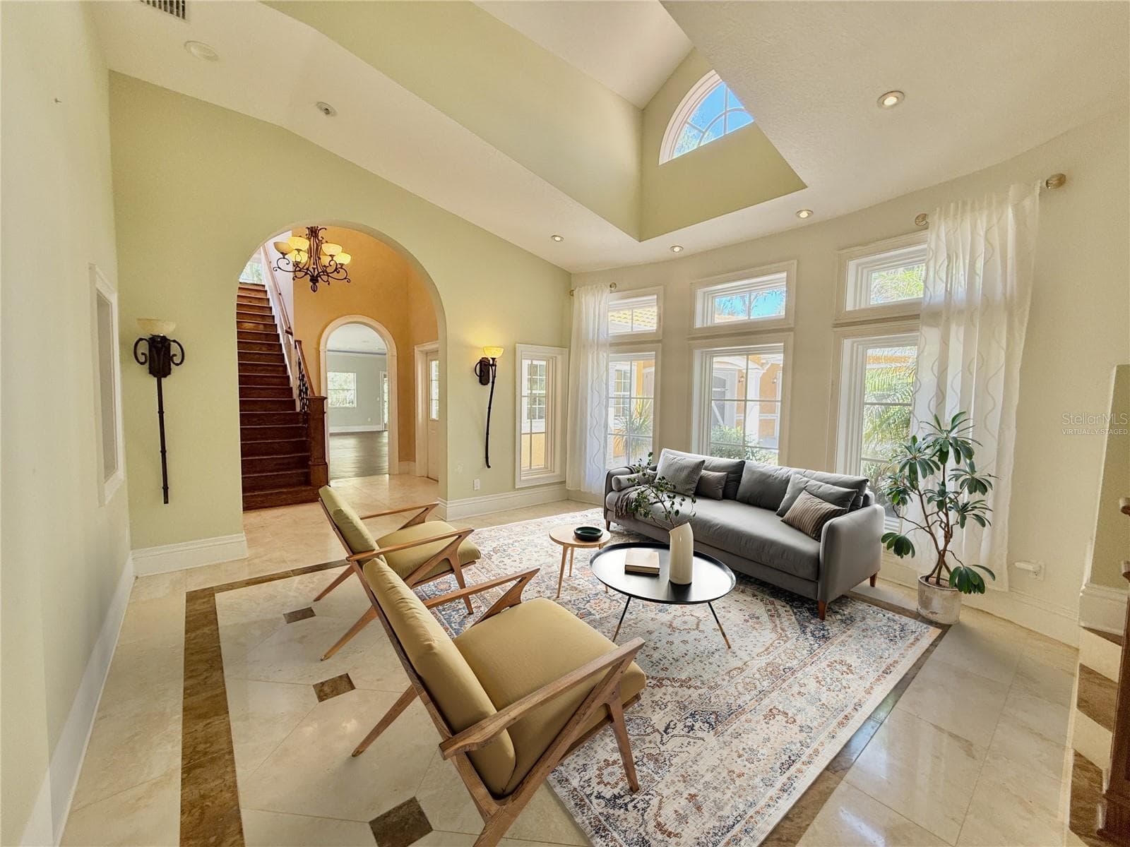 Welcome room virtually staged - 1481 LAMBERT AVE, FLAGLER BEACH