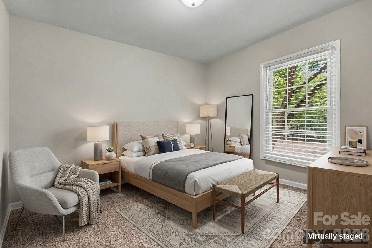 virtually staged - 5200 Birchbark Lane, Charlotte