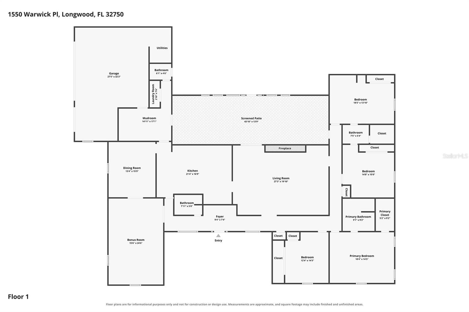 Single Family Residence at 1550 WARWICK PL, LONGWOOD, photo 74 of 74