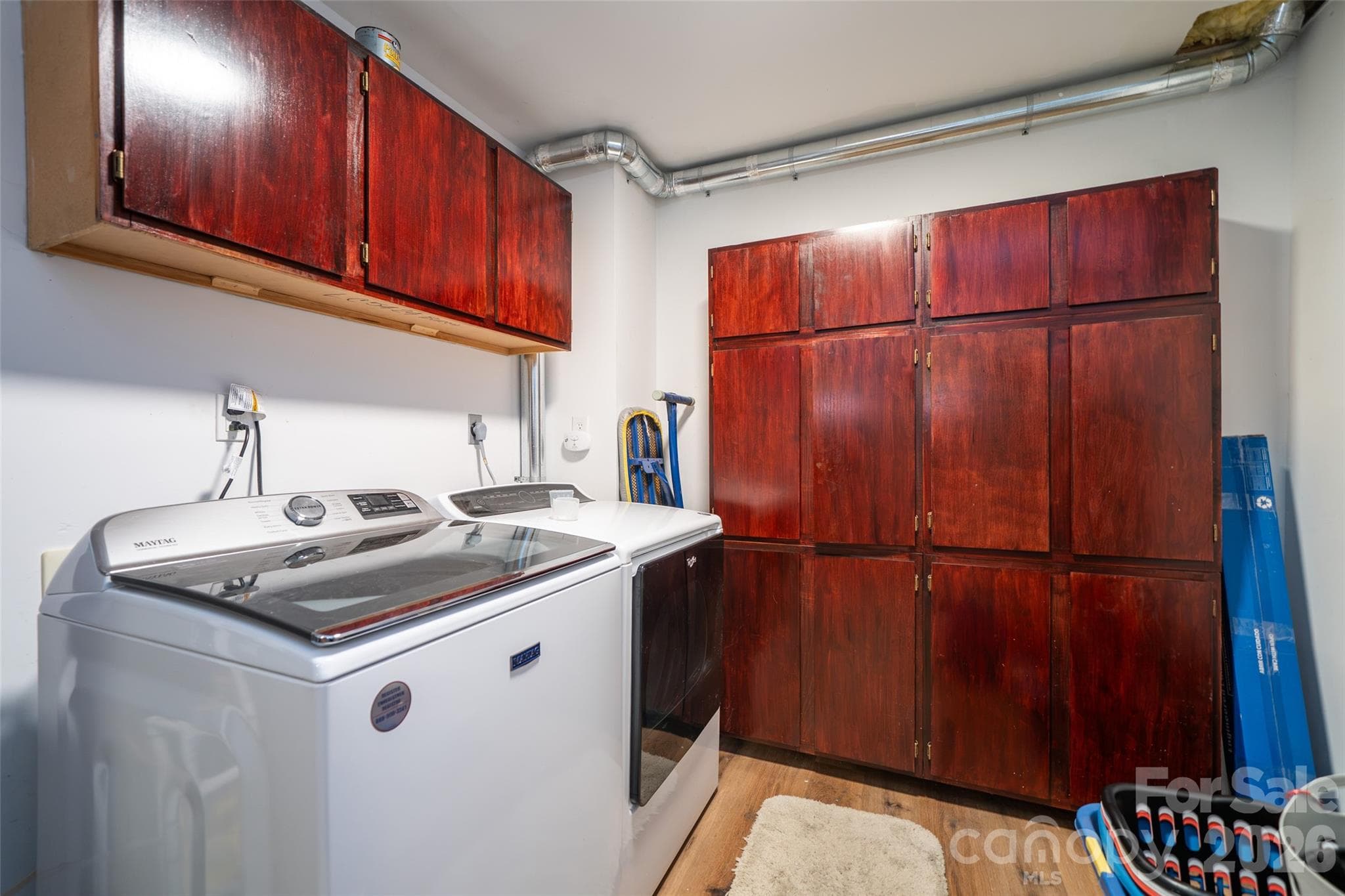Laundry with lots of storage - 18 Friendly Way, Asheville