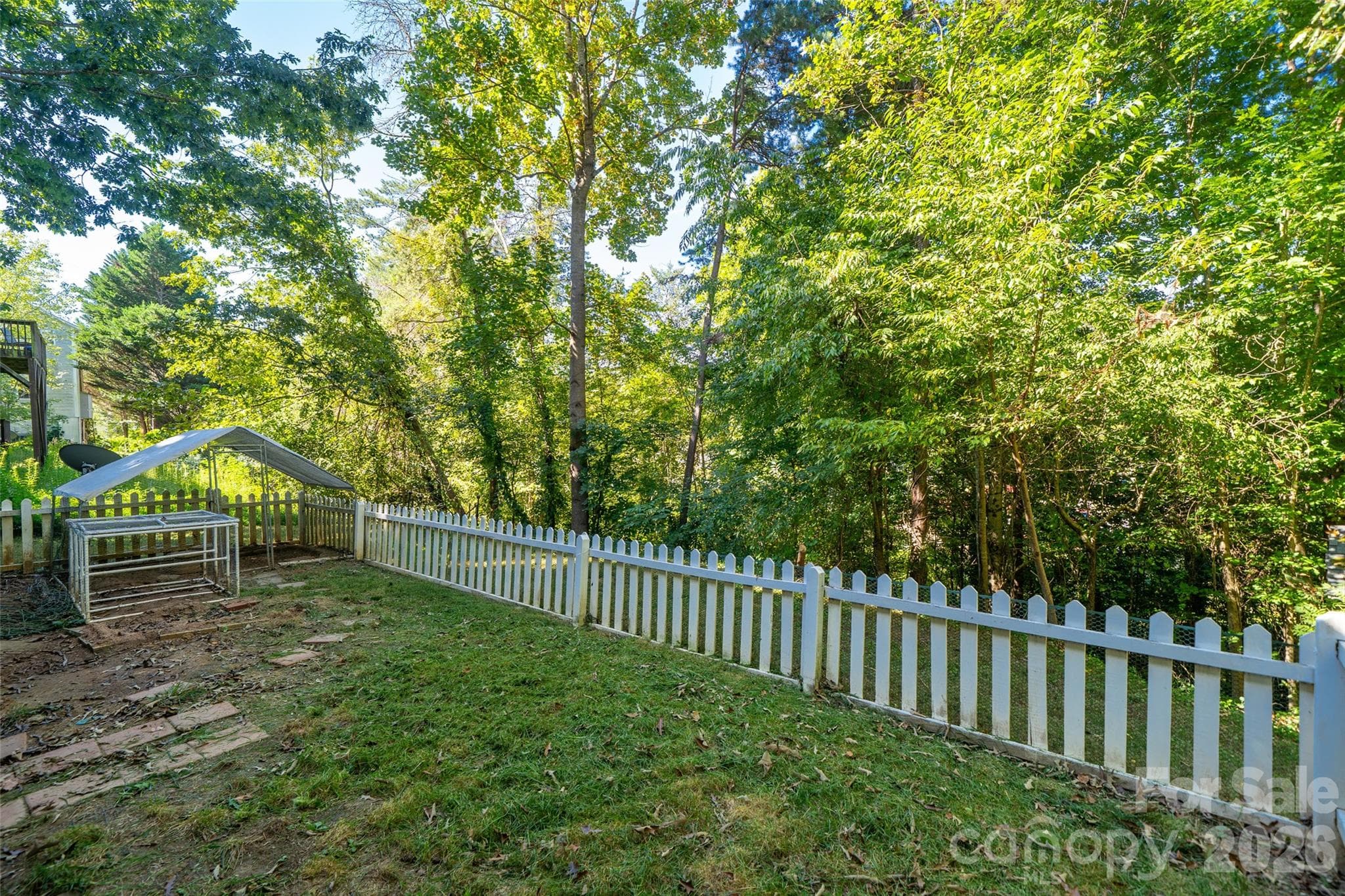 fenced in backyard - 18 Friendly Way, Asheville