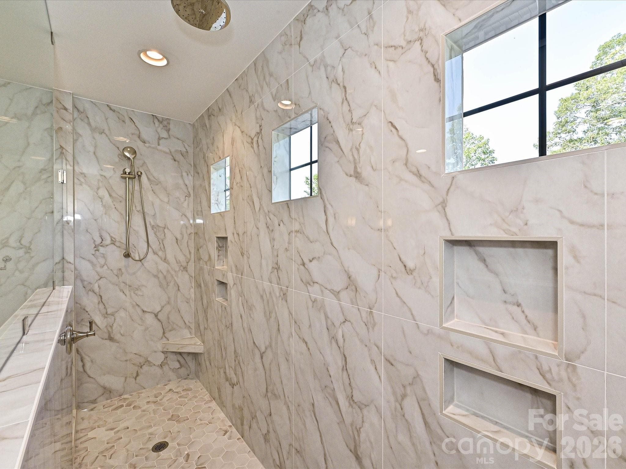 Double walk in shower - 2205 Shenandoah Avenue, Charlotte
