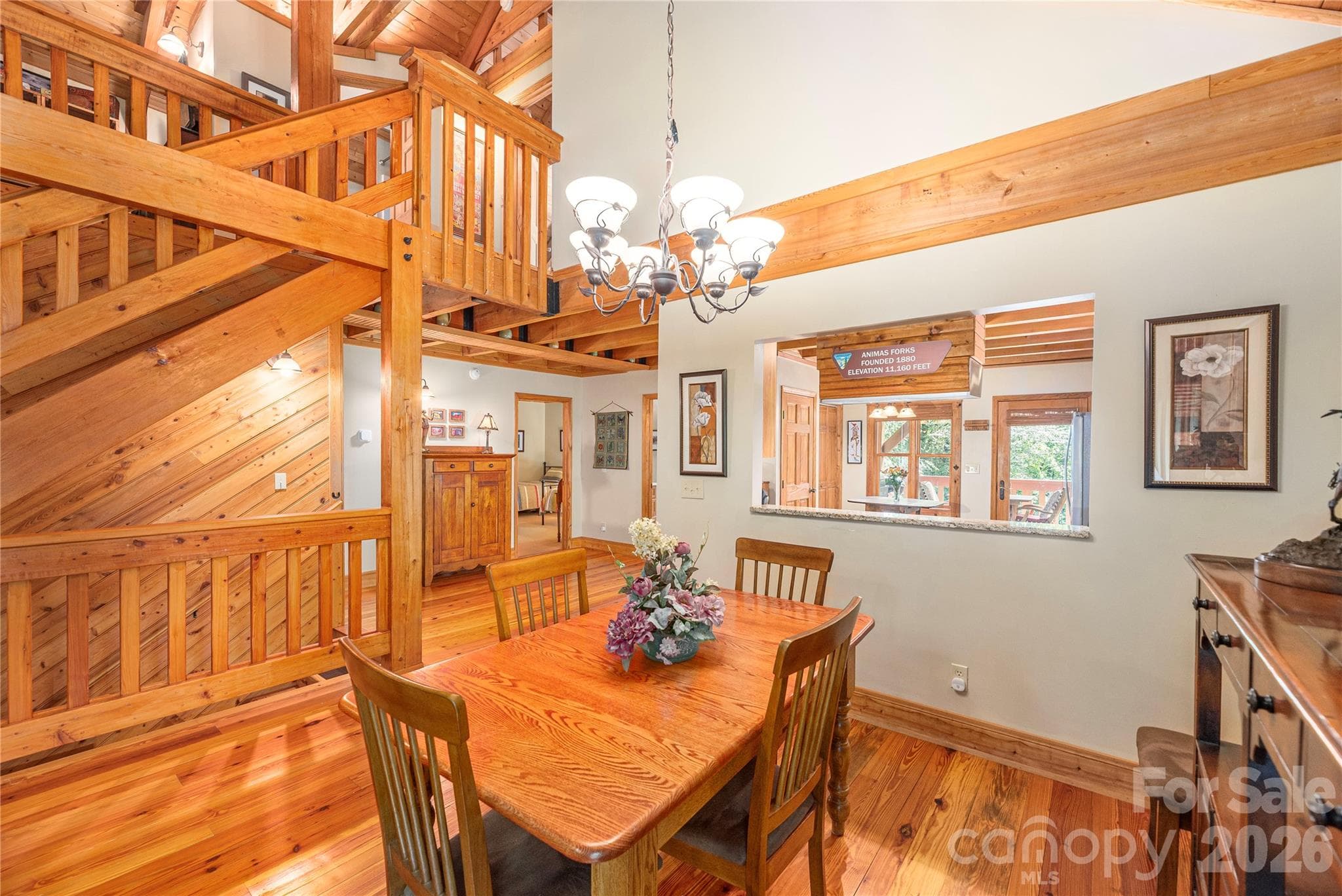 Warm wood finishes - 116 Ivy Road, Mills River