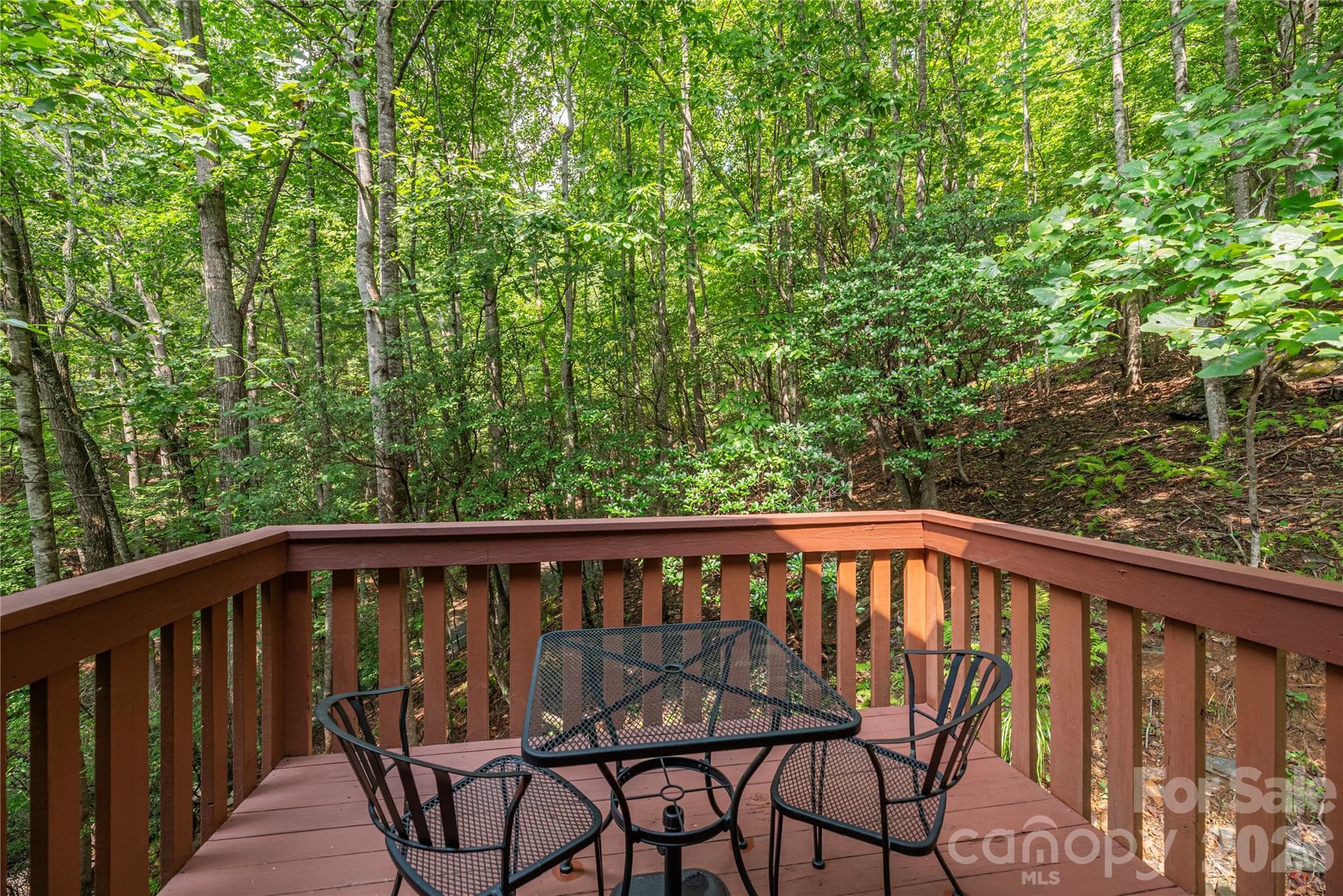Primary suite porch - 116 Ivy Road, Mills River