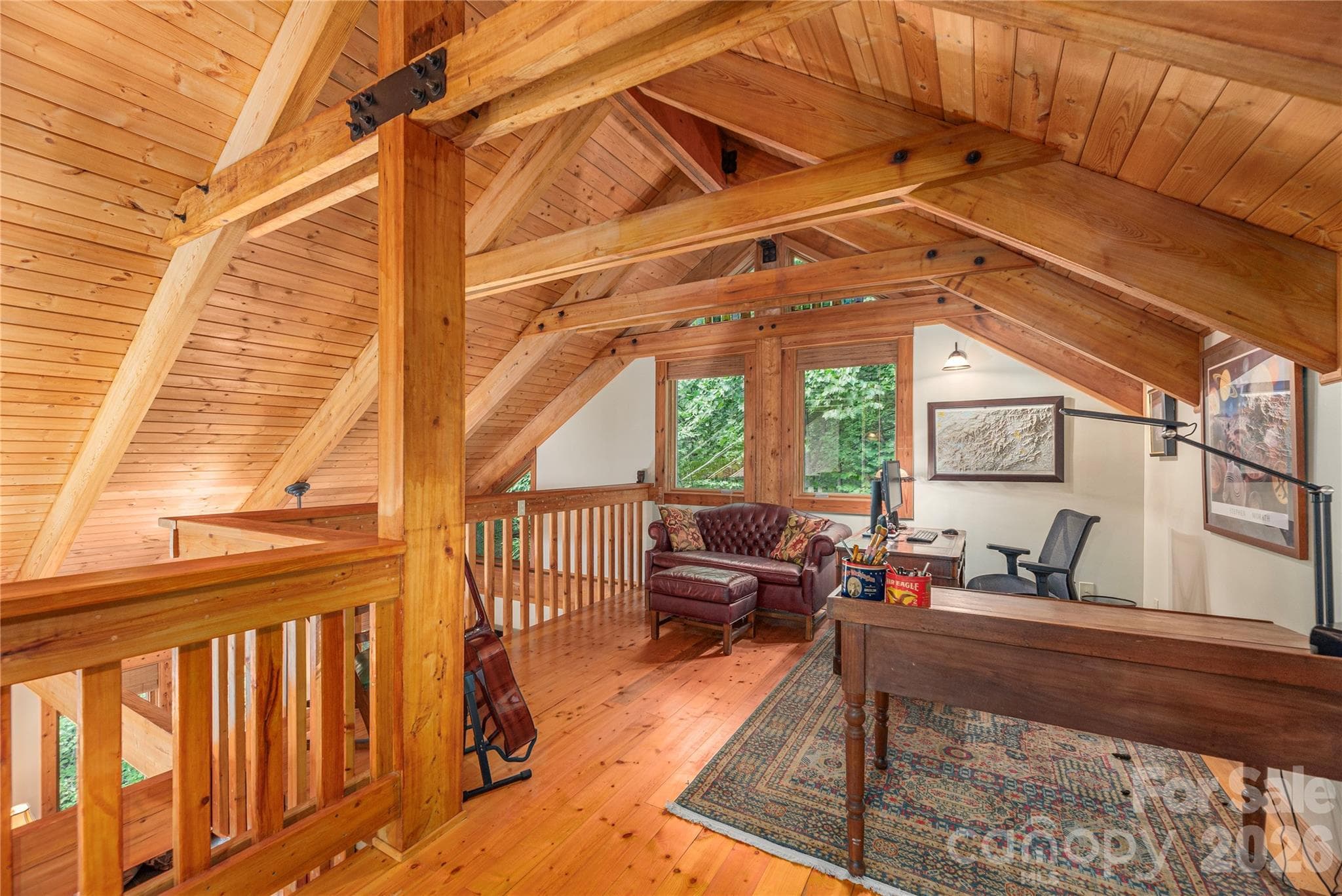 Loft area - 116 Ivy Road, Mills River