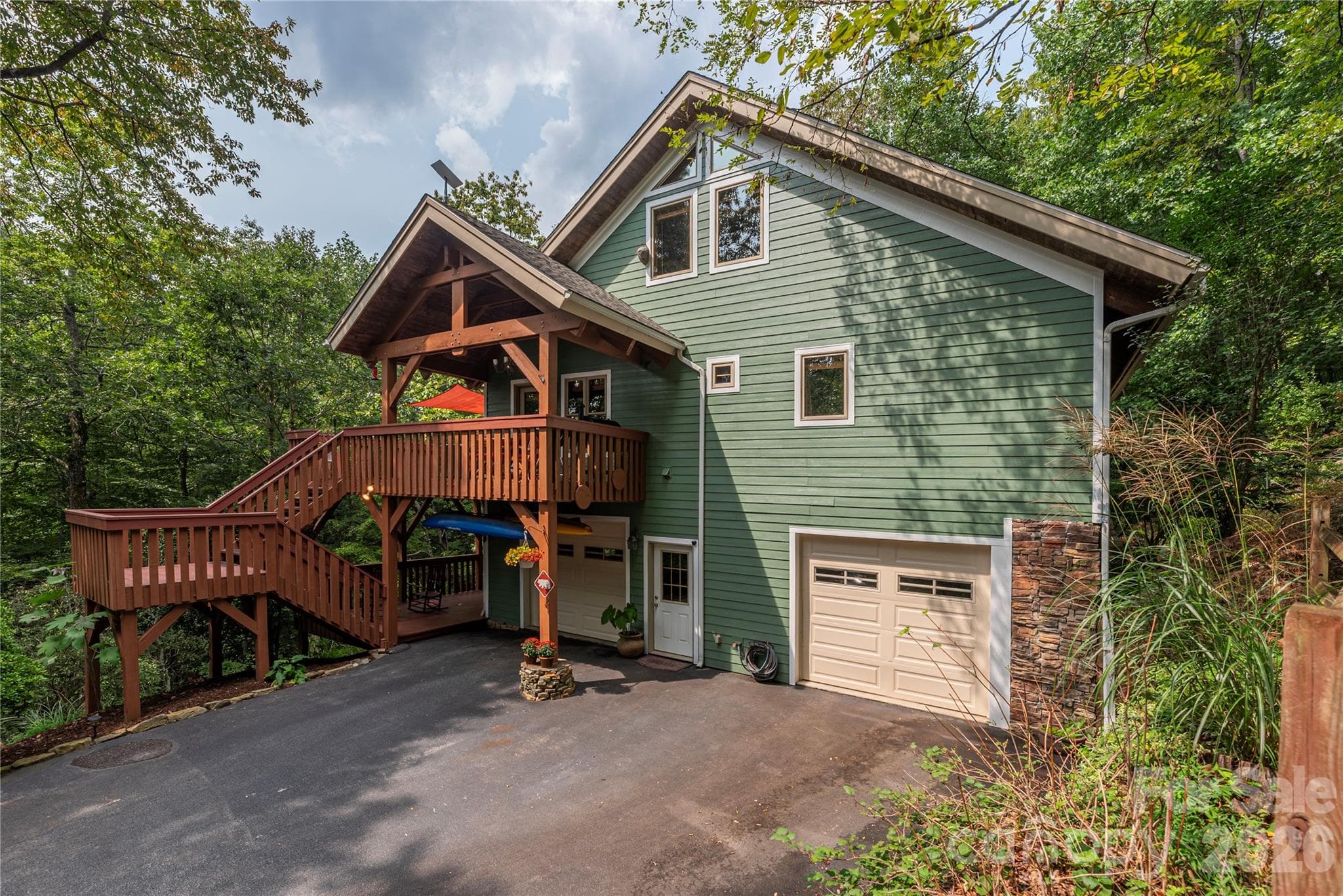 Separate two car garage - 116 Ivy Road, Mills River