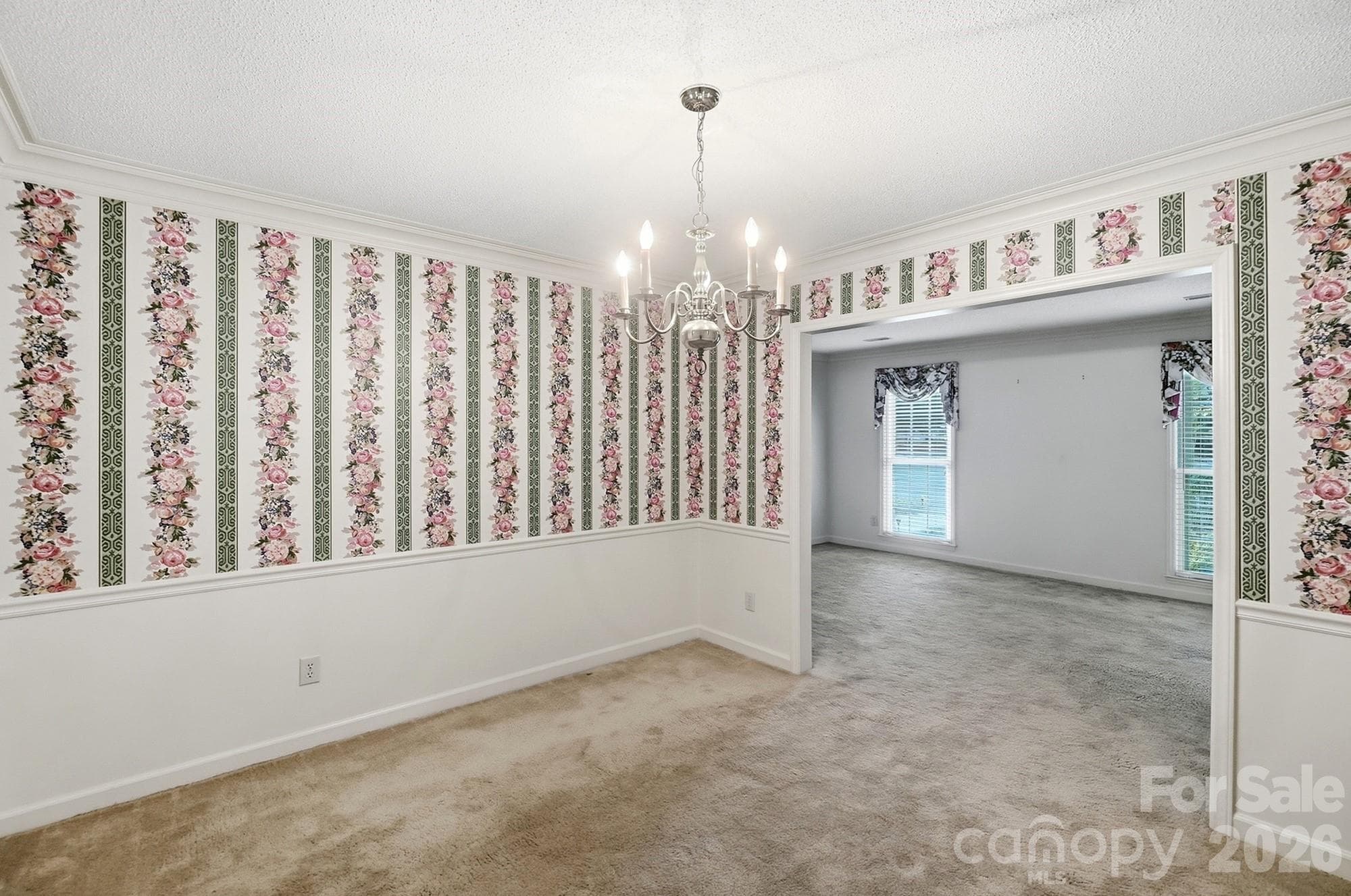 Formal Dining Room - 4218 Woodglen Lane, Charlotte
