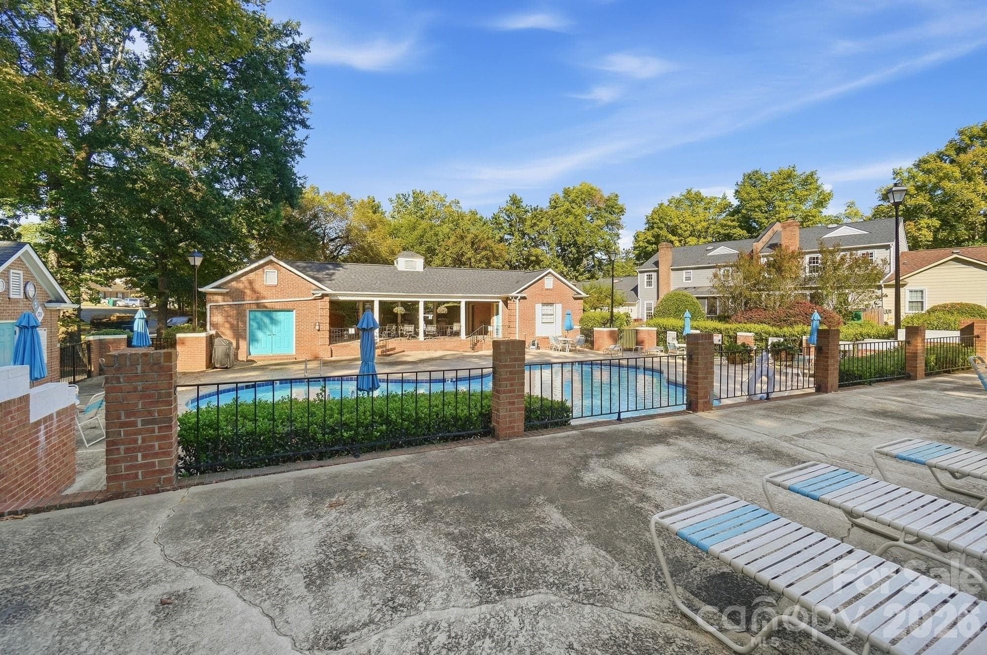 Neighborhood Pool and Lounge Area - 4218 Woodglen Lane, Charlotte