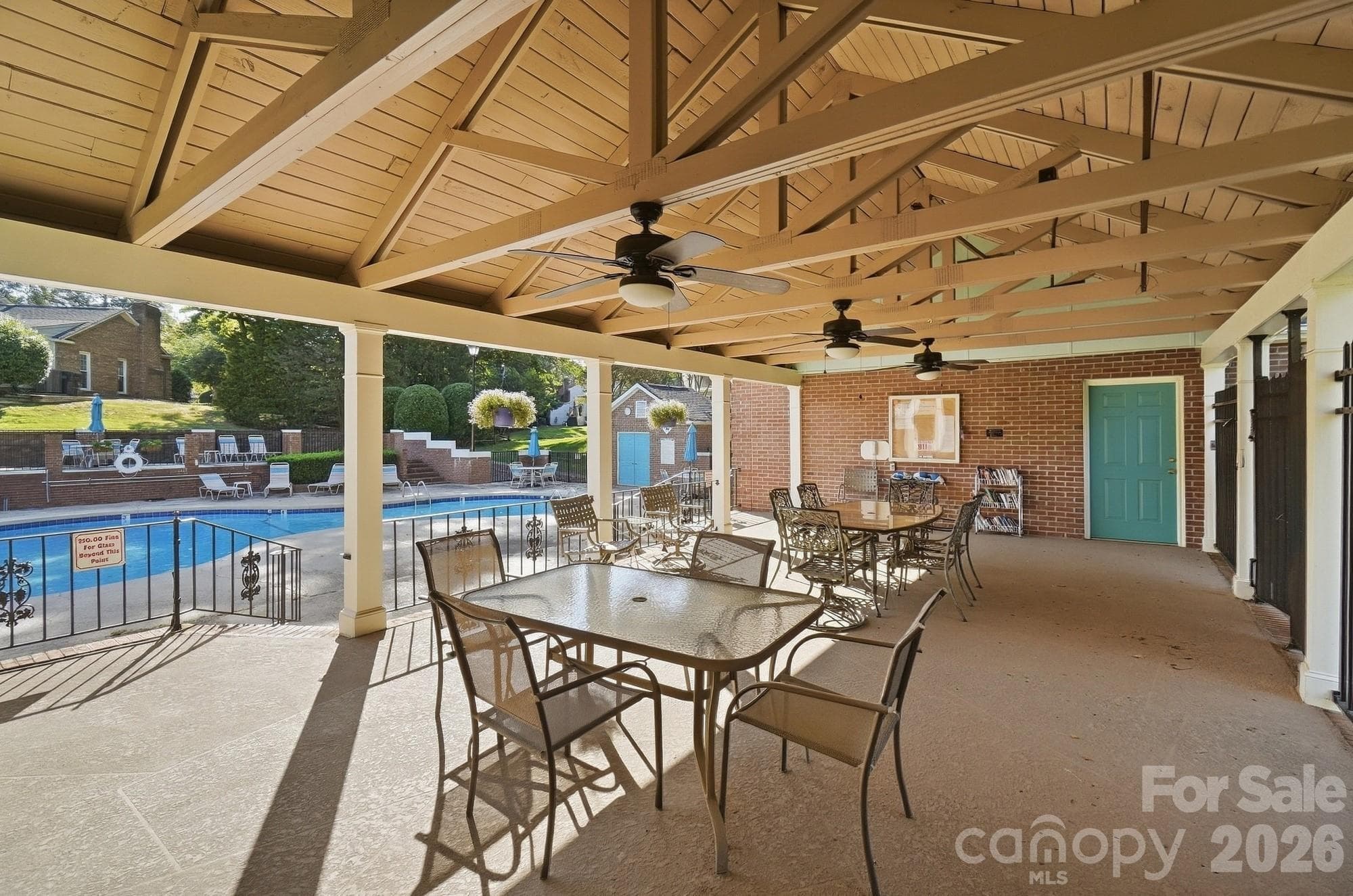 Neighborhood Pool and Cabana - 4218 Woodglen Lane, Charlotte