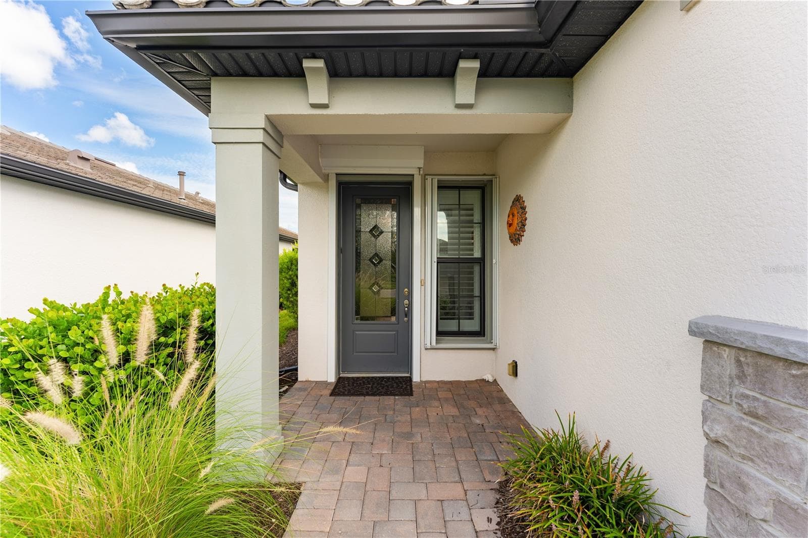 Glass front entry door. - 6332 WINDING PINE DR, NOKOMIS
