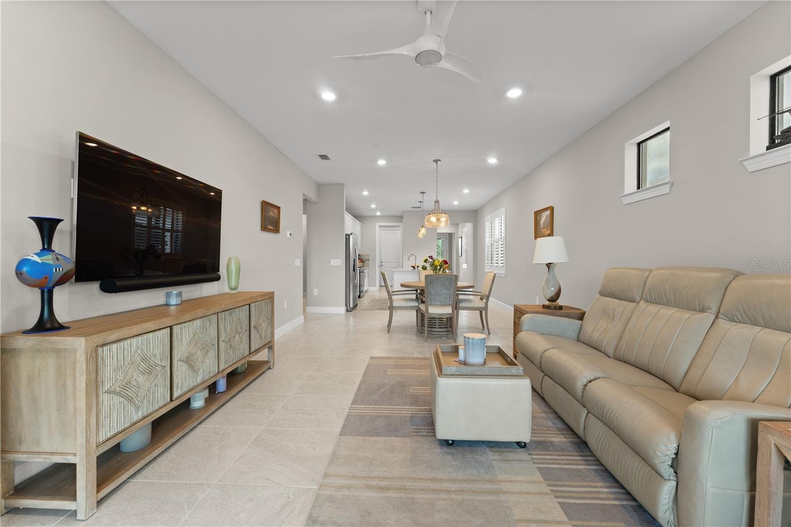 Great lighting and upgraded ceiling fans. - 6332 WINDING PINE DR, NOKOMIS