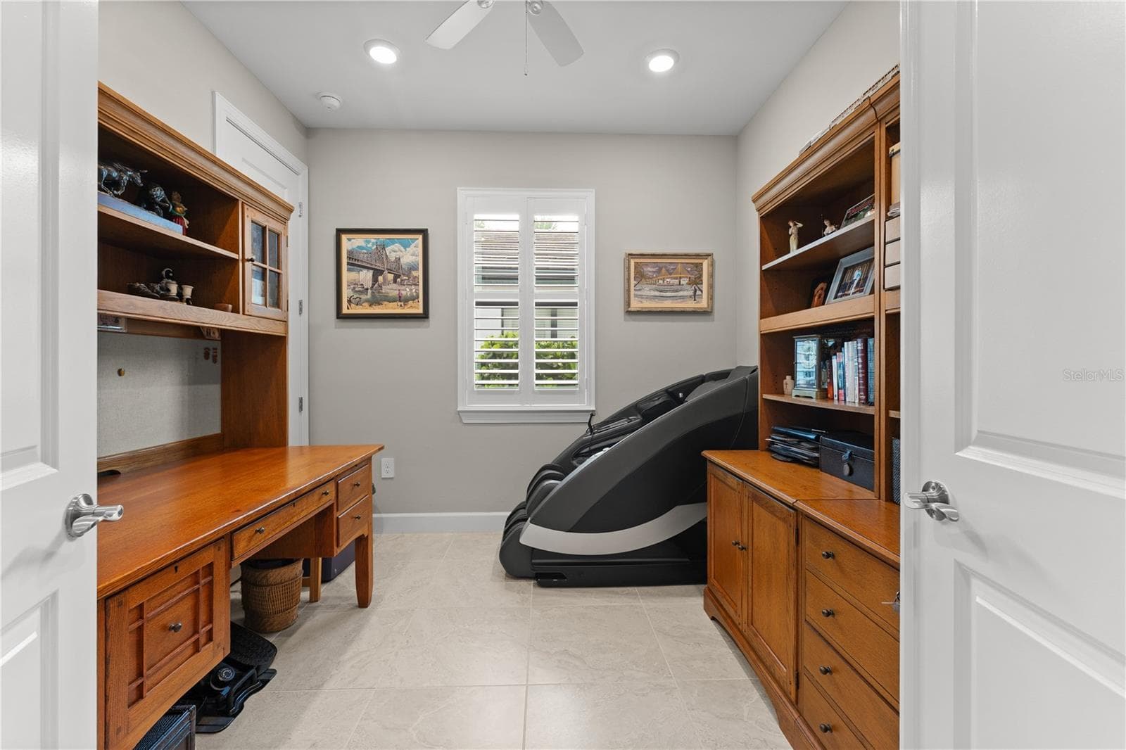 Third bedroom currently used for office. - 6332 WINDING PINE DR, NOKOMIS