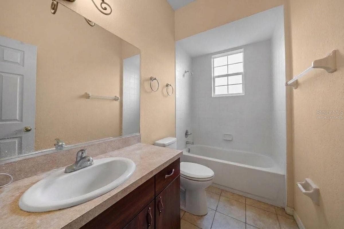 Guest BathroomVirtually Staged - 6310 SE 96TH ST, BELLEVIEW
