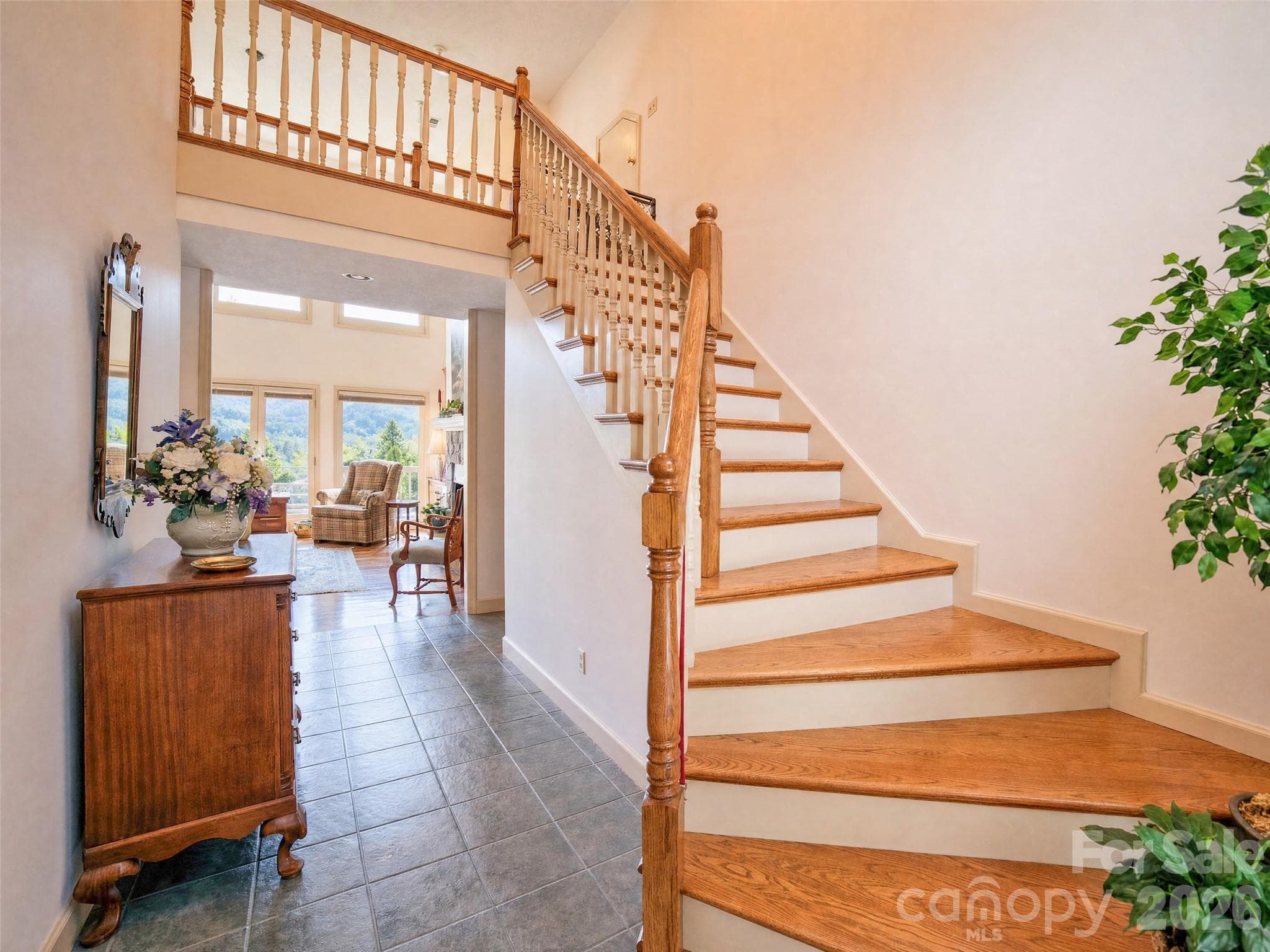 Beautiful staircase to upper floor - 15809 US 221 None N, Marion