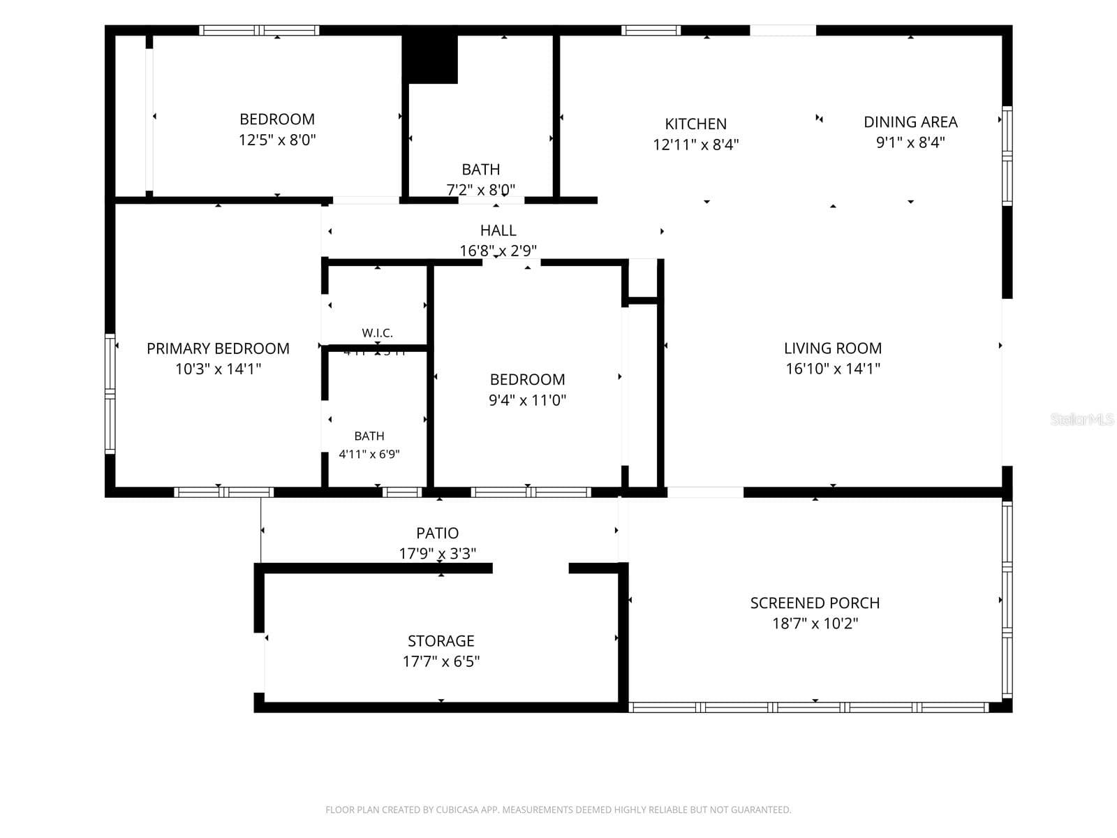 Floor Plan - 460 MOUNT OAK AVE NE #745, ST PETERSBURG