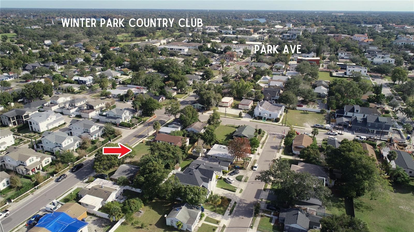 Location of the lot aerial view - 786 W CANTON AVE, WINTER PARK