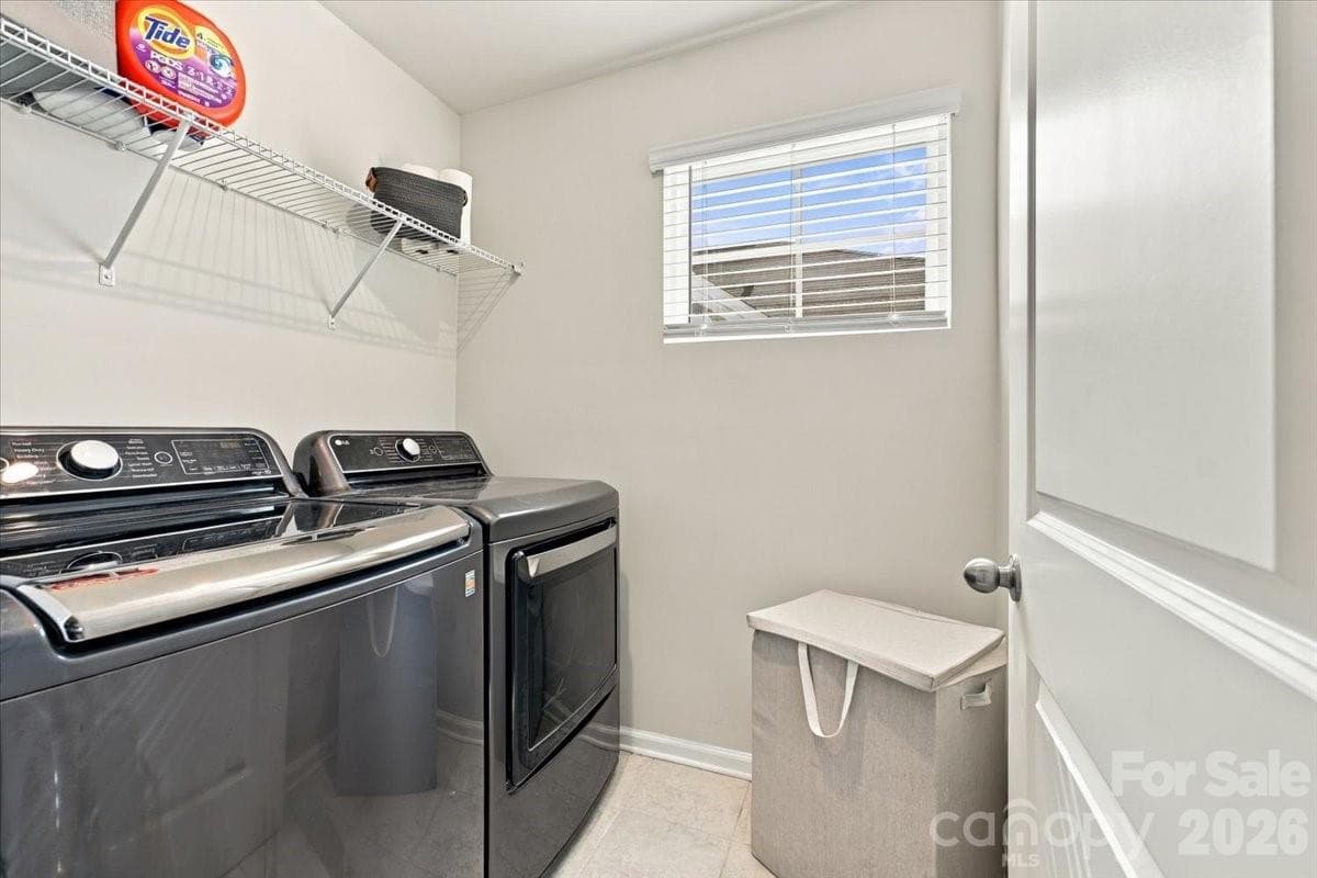 laundry on second floor - 8036 Overmeadow Lane, Charlotte