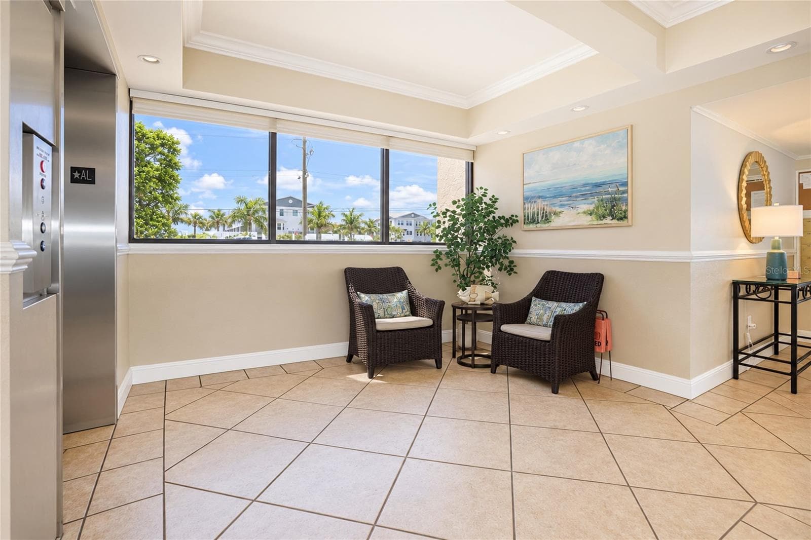 VERY NICE SECURITY ENTRANCE LOBBY - 1601 PARK BEACH CIR #136/18, PUNTA GORDA