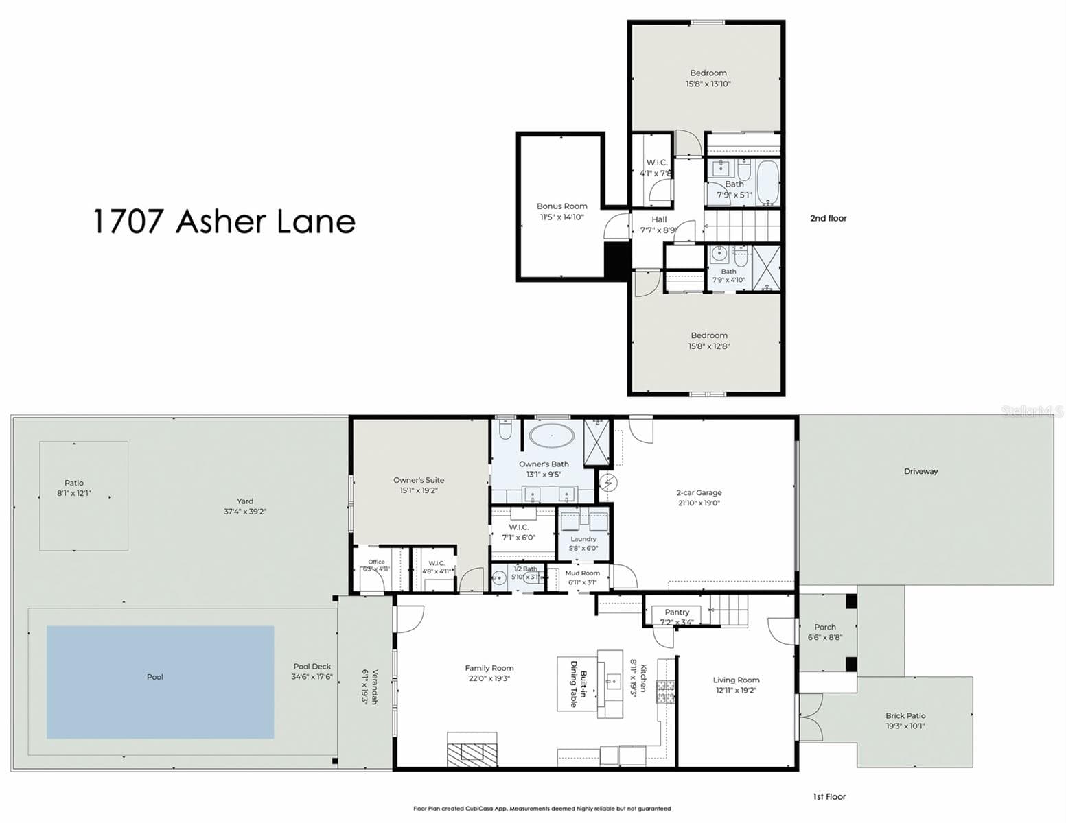Floor Plan - 1707 ASHER LN, ORLANDO