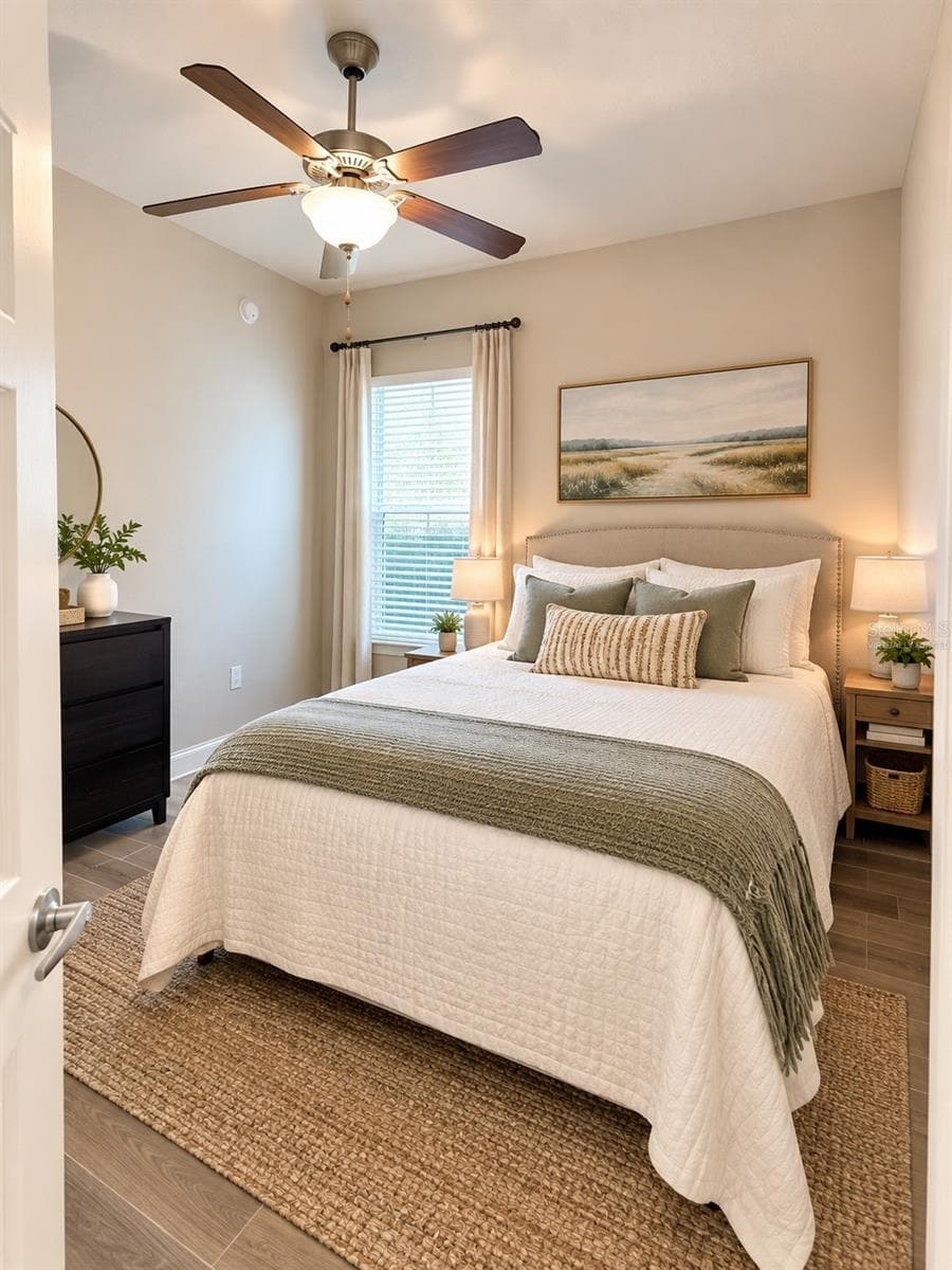Virtually Staged Bedroom #2 - 3339 PEARLY DR, LAKELAND