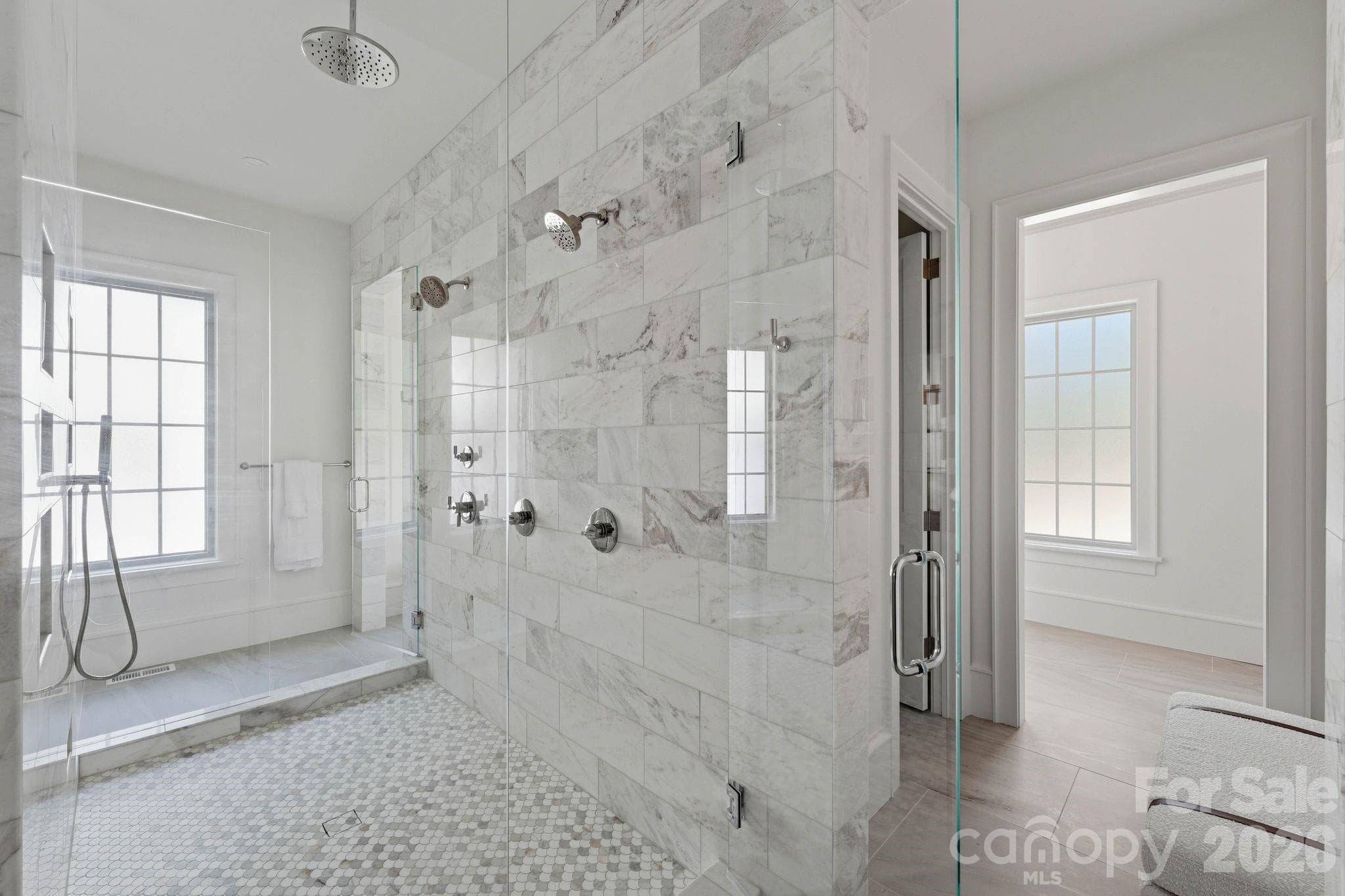 Dual Entry Spacious Walk-in-Shower - 110 Hunter Lane, Charlotte