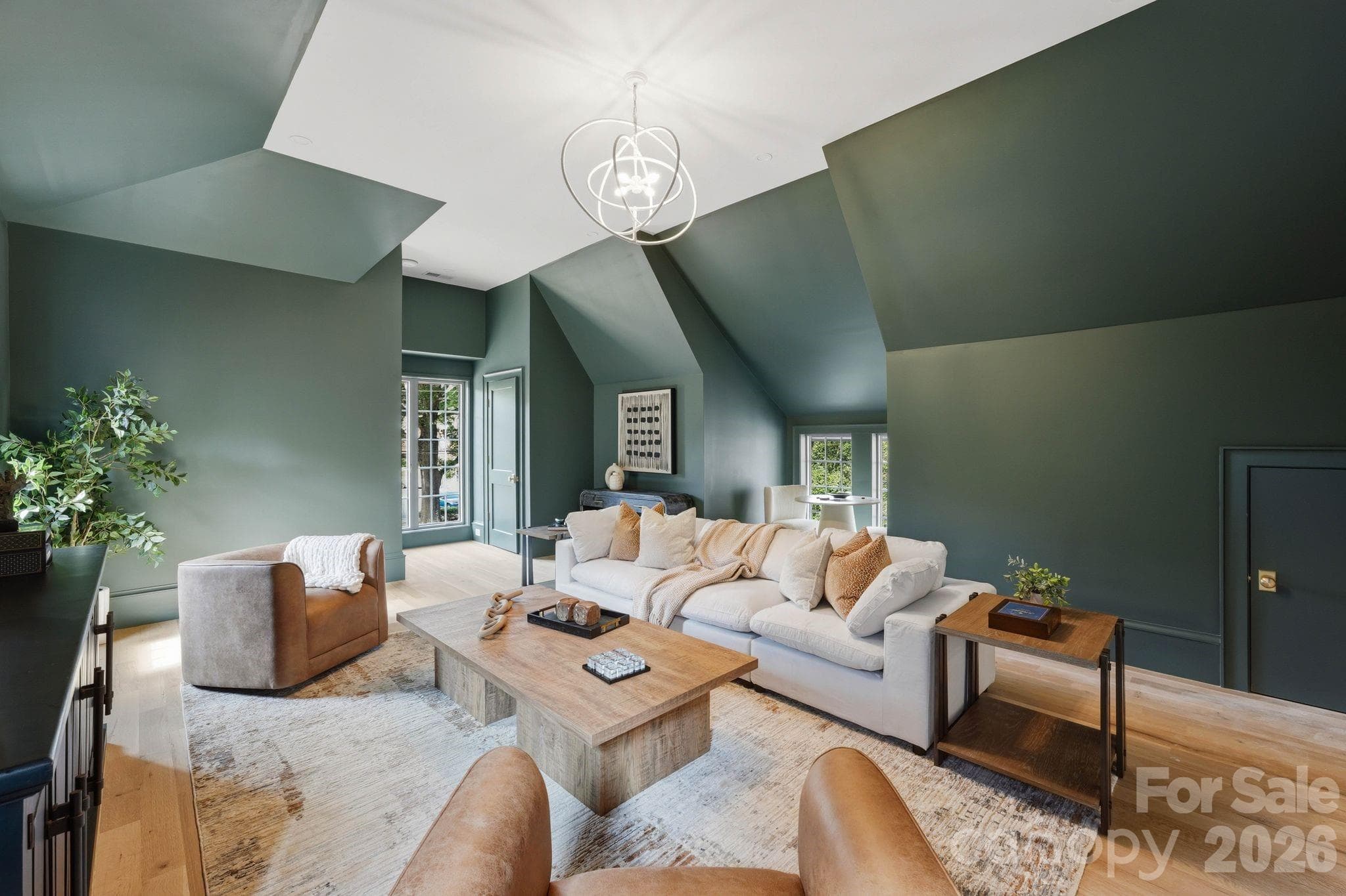 Game Room (21'x28') Hardwood Floors & Extra Storage & (2) Closets - 110 Hunter Lane, Charlotte