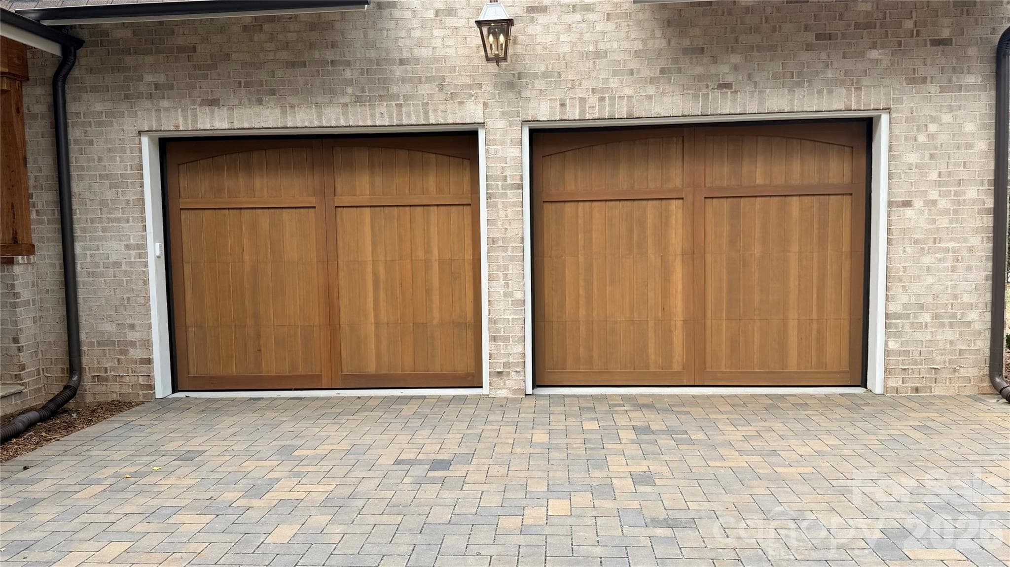 2+Car Attached Garage - (21'1"x33'3")- Both Wood doors are 10' wide - 110 Hunter Lane, Charlotte