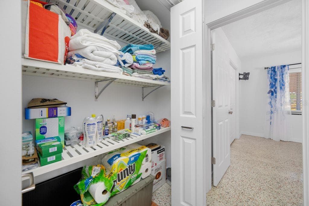 Great Storage in this house - Vented Shelving - There is electric in this closet, too! - 1472 DURLING DR S, SOUTH PASADENA
