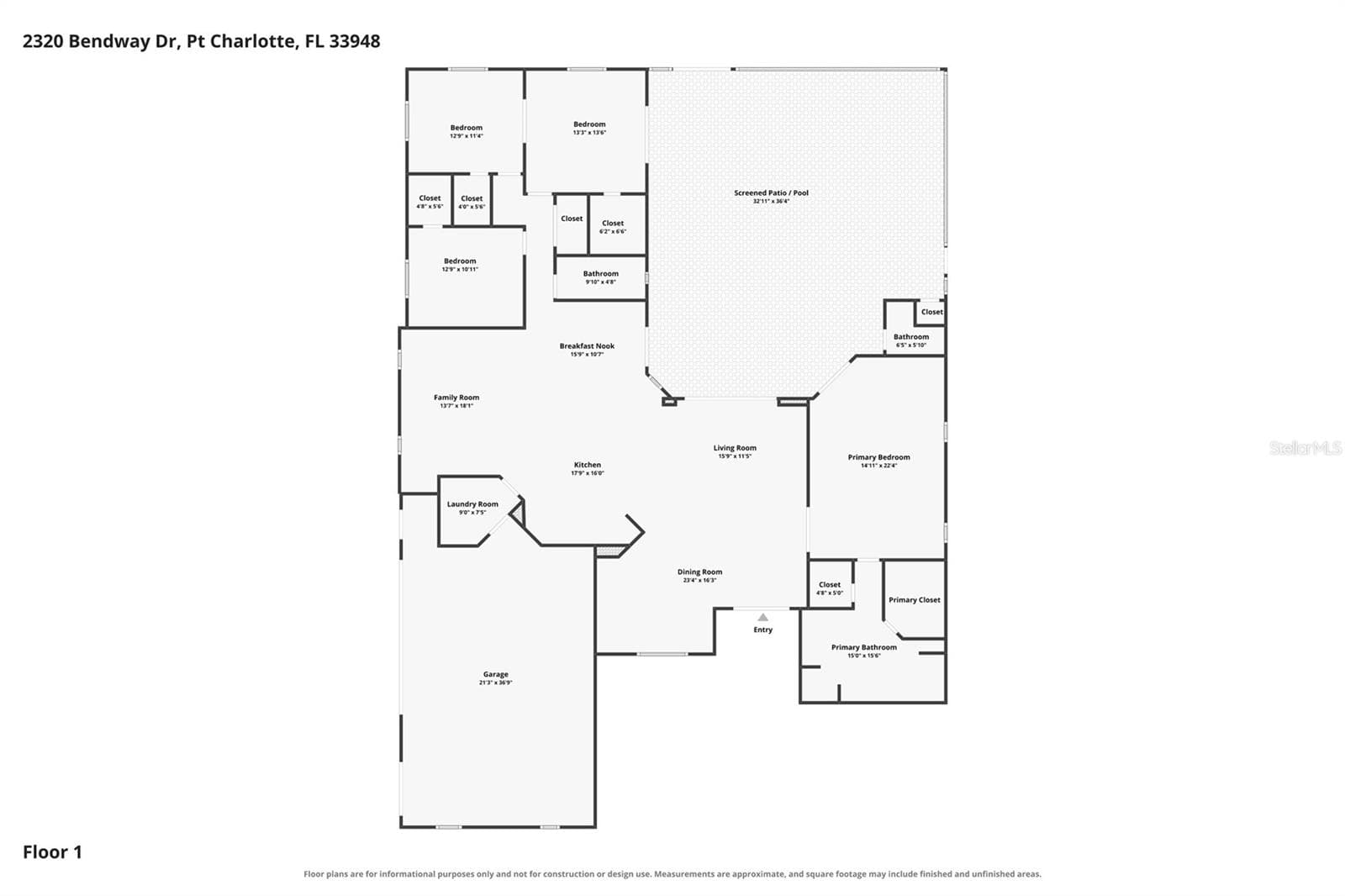 Single Family Residence at 2320 BENDWAY DR, PORT CHARLOTTE, photo 43 of 56